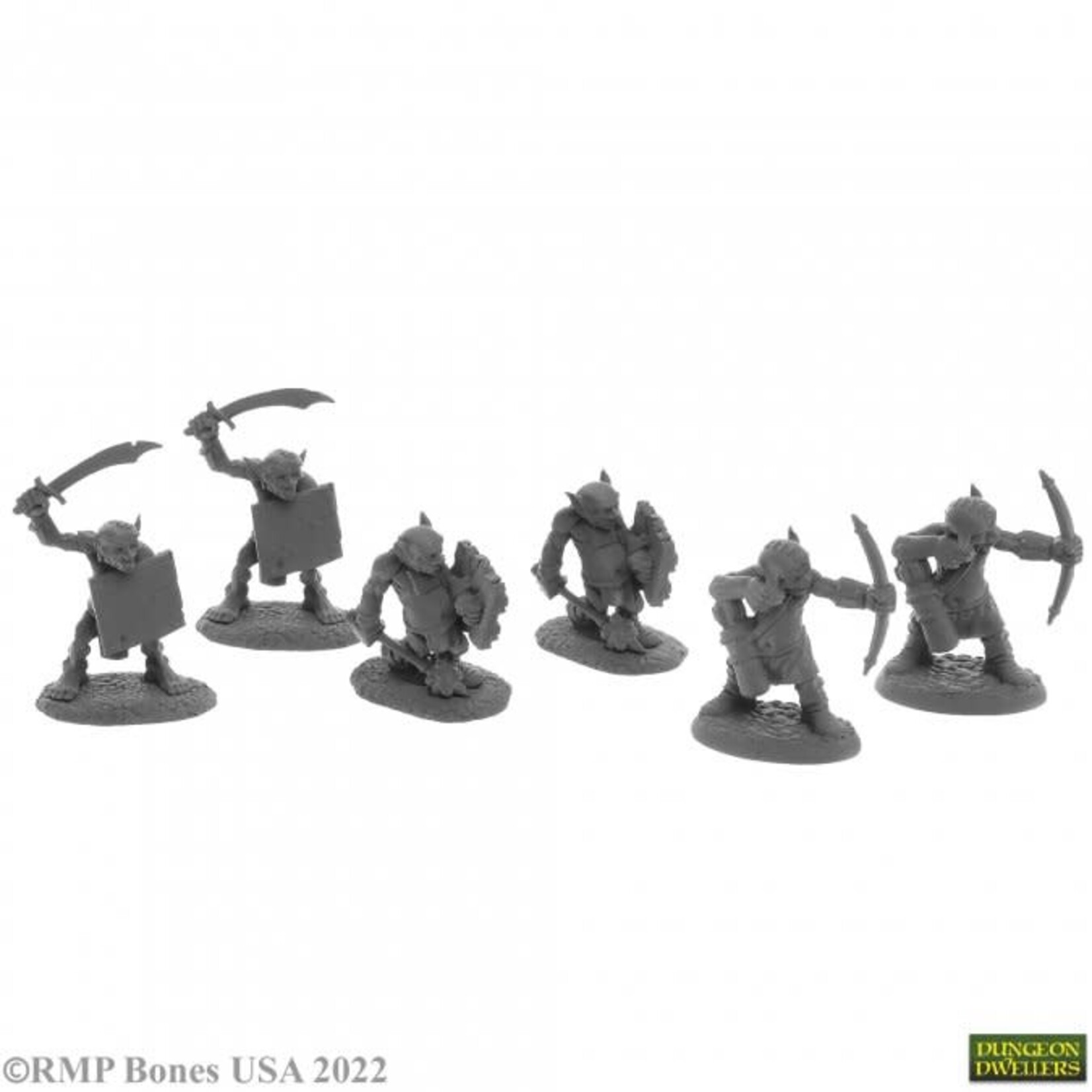 Reaper Miniatures Dungeon Dwellers: Goblin Skirmishers (6)