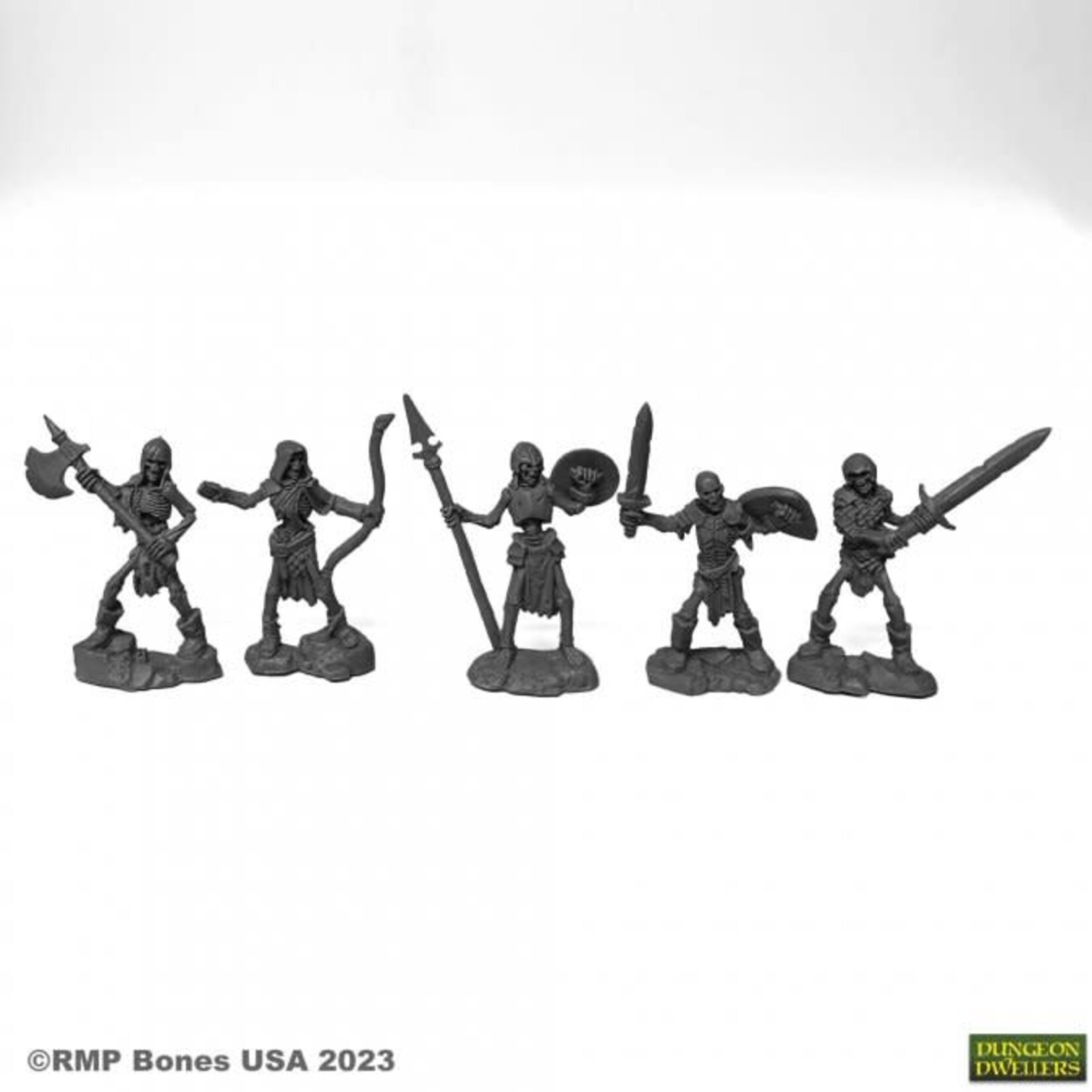Reaper Miniatures Dungeon Dwellers: Skeletal Guardians (5)