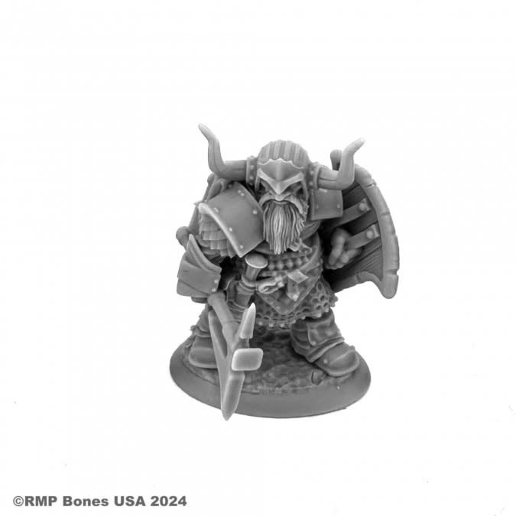 Reaper Miniatures Dungeon Dwellers: Dromm Ironsworn, Dwarf Fighter