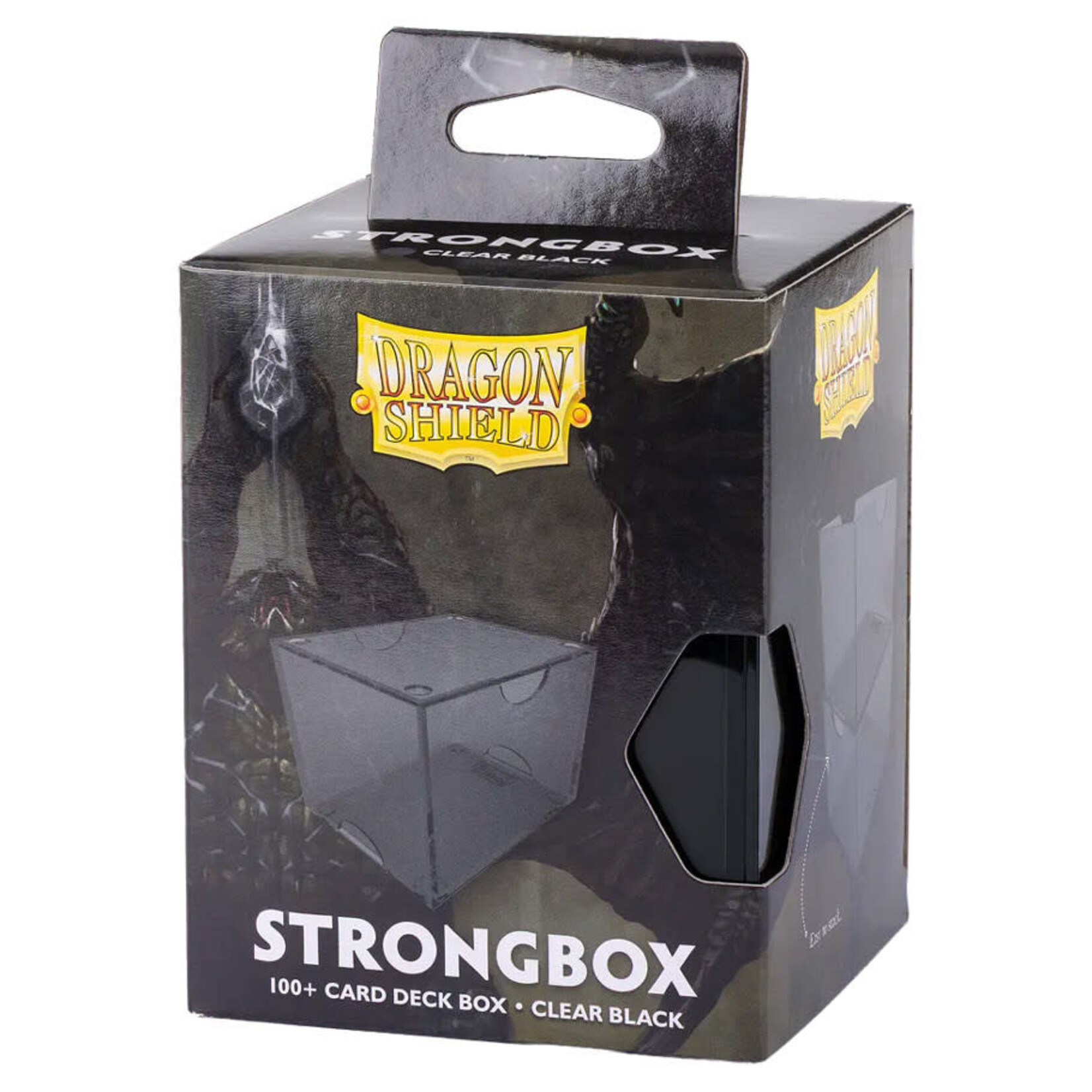 Arcane Tinmen Dragon Shield: Strongbox: 100+ Card Deck Box: Clear Black