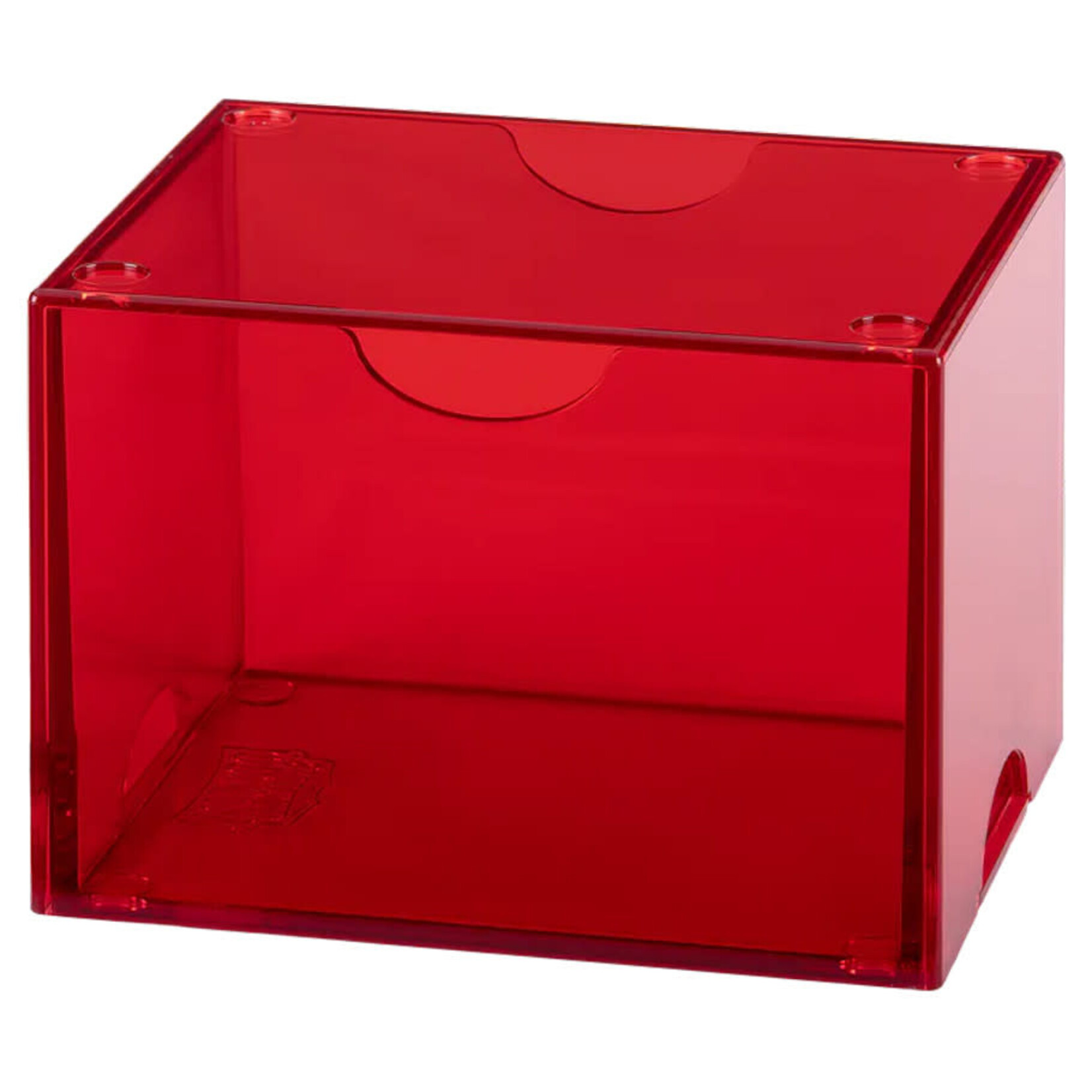 Arcane Tinmen Dragon Shield: Strongbox: 100+ Card Deck Box: Clear Red