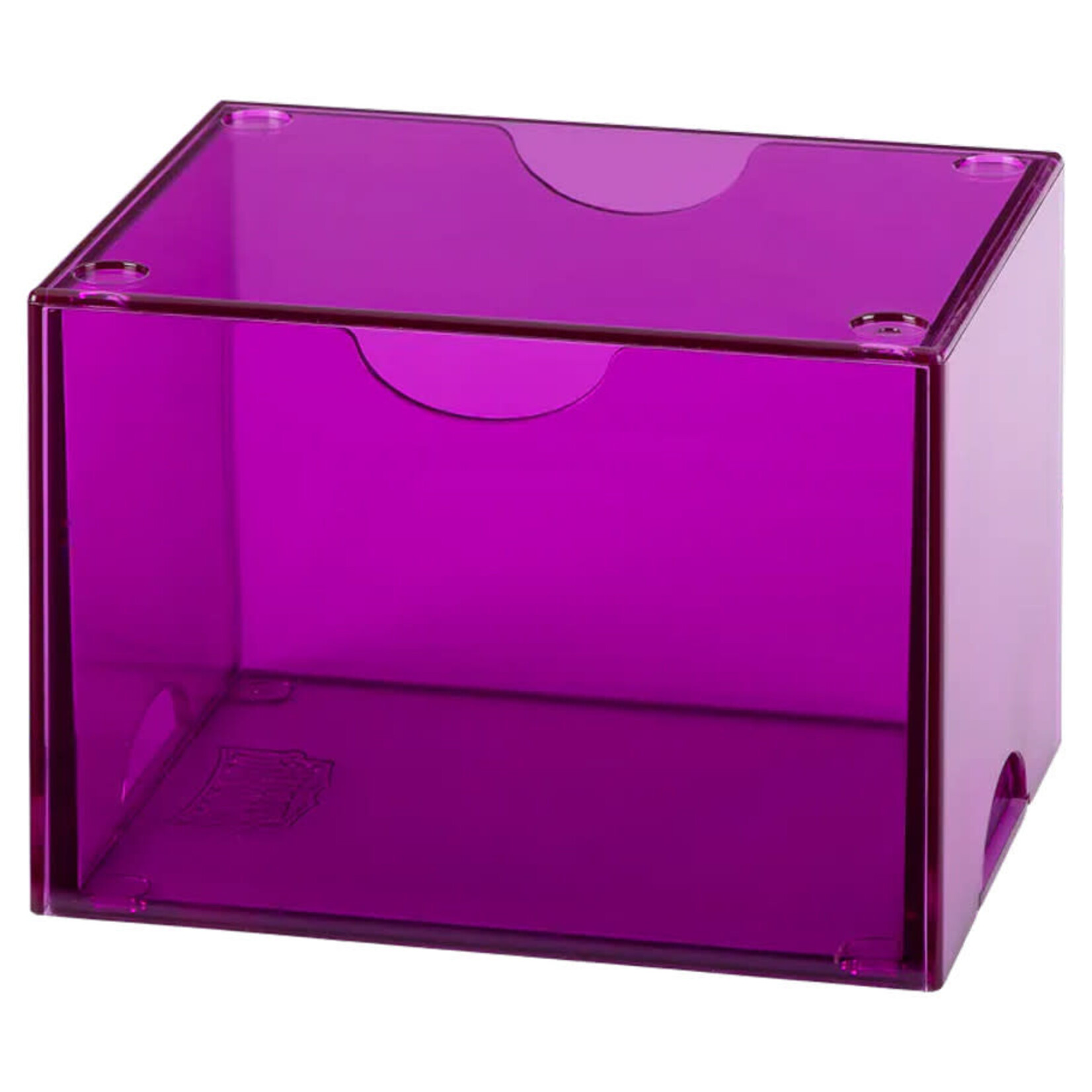 Arcane Tinmen Dragon Shield: Strongbox: 100+ Card Deck Box: Clear Purple