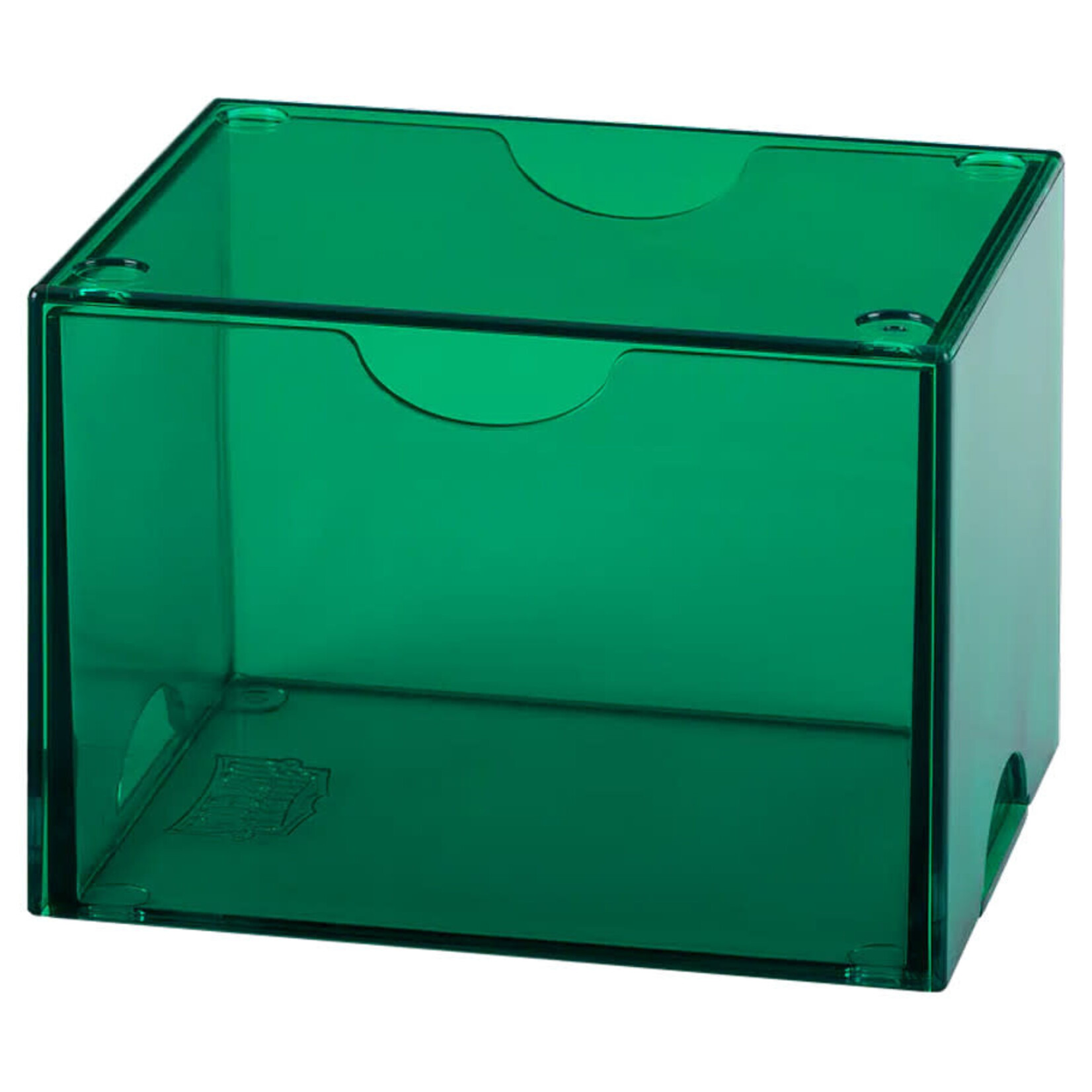 Arcane Tinmen Dragon Shield: Strongbox: 100+ Card Deck Box: Clear Green