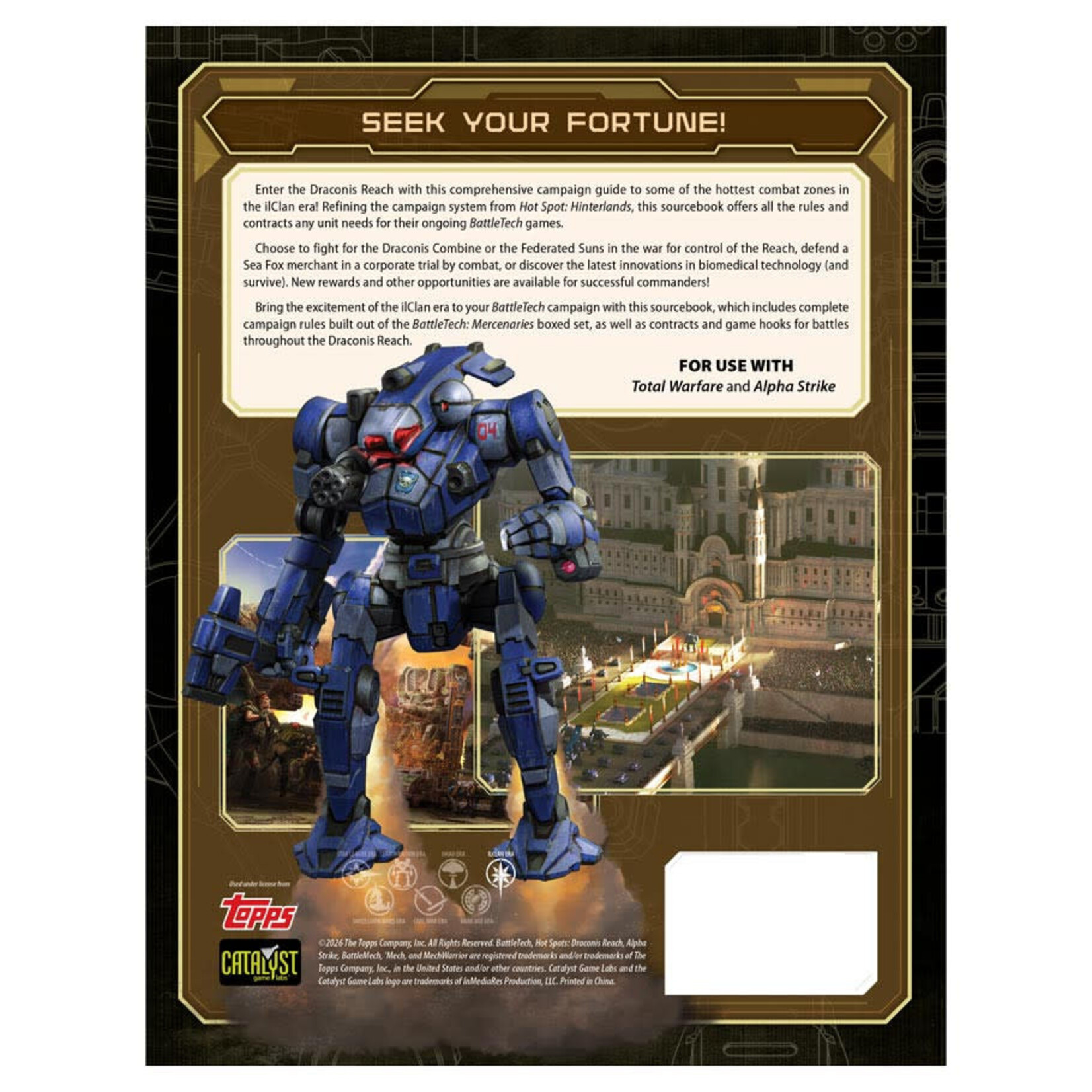 Catalyst Game Labs BattleTech: Hot Spots: Draconis Reach