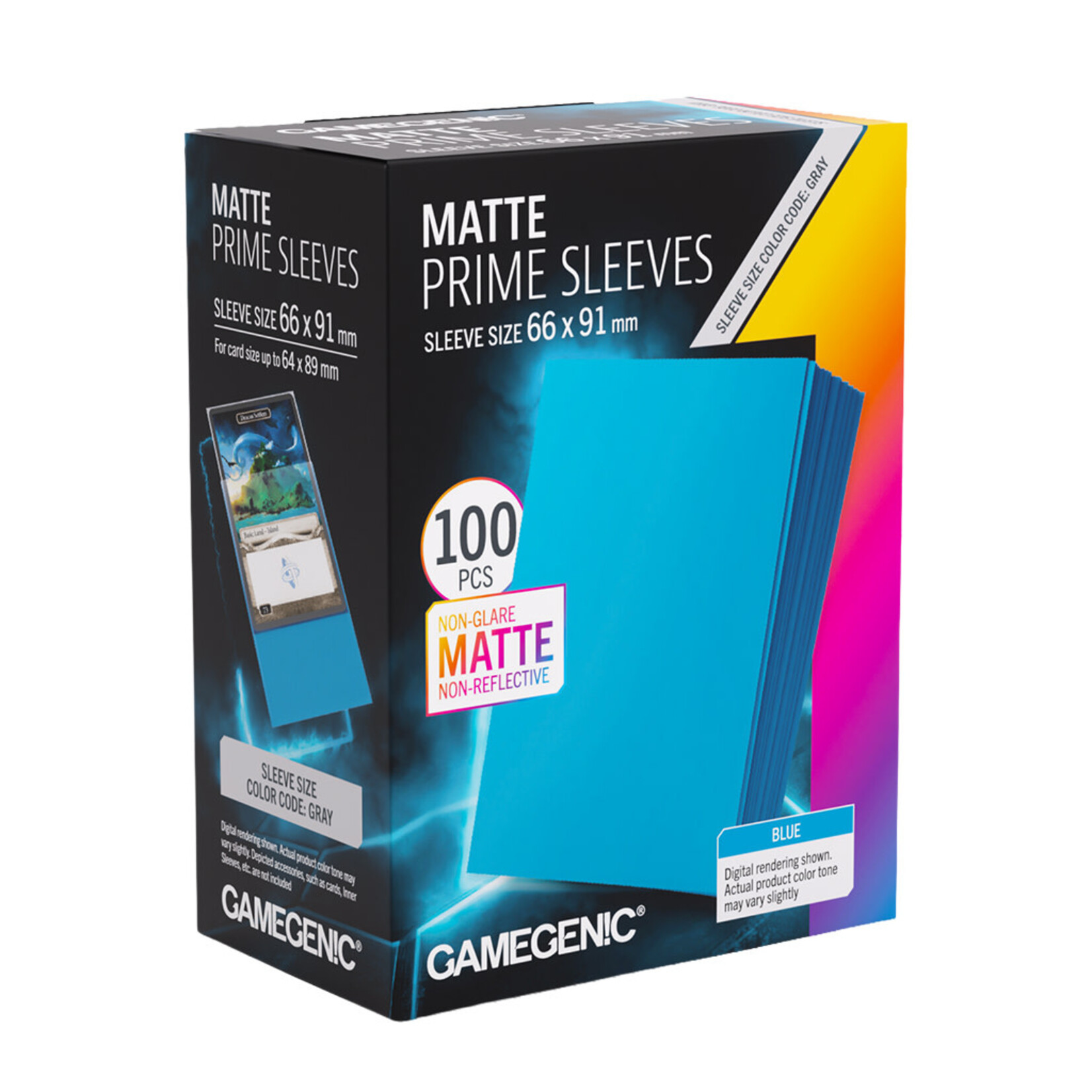 Gamegenic Matte Prime Sleeves: Blue