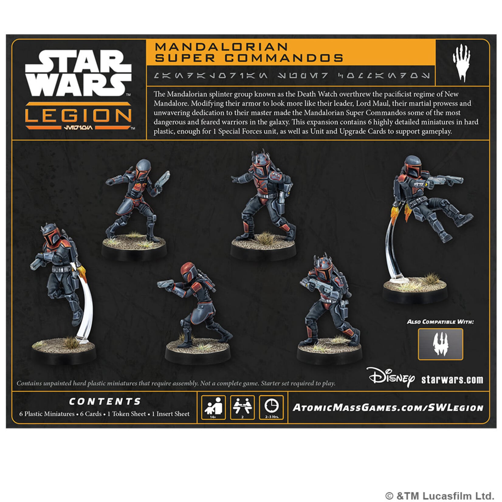 Atomic Mass Games PRERELEASE Star Wars: Legion: Mandalorian Super Commandos