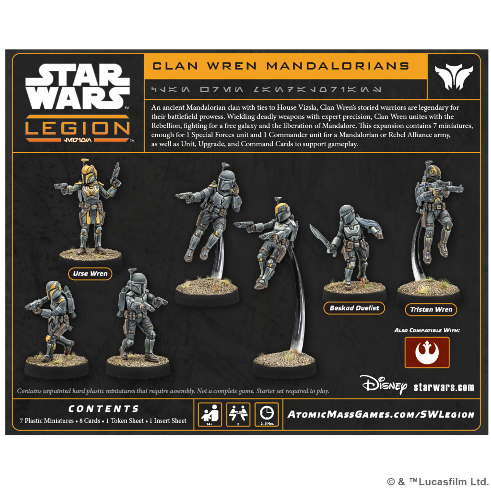 Atomic Mass Games Star Wars: Legion: Clan Wren Mandalorians