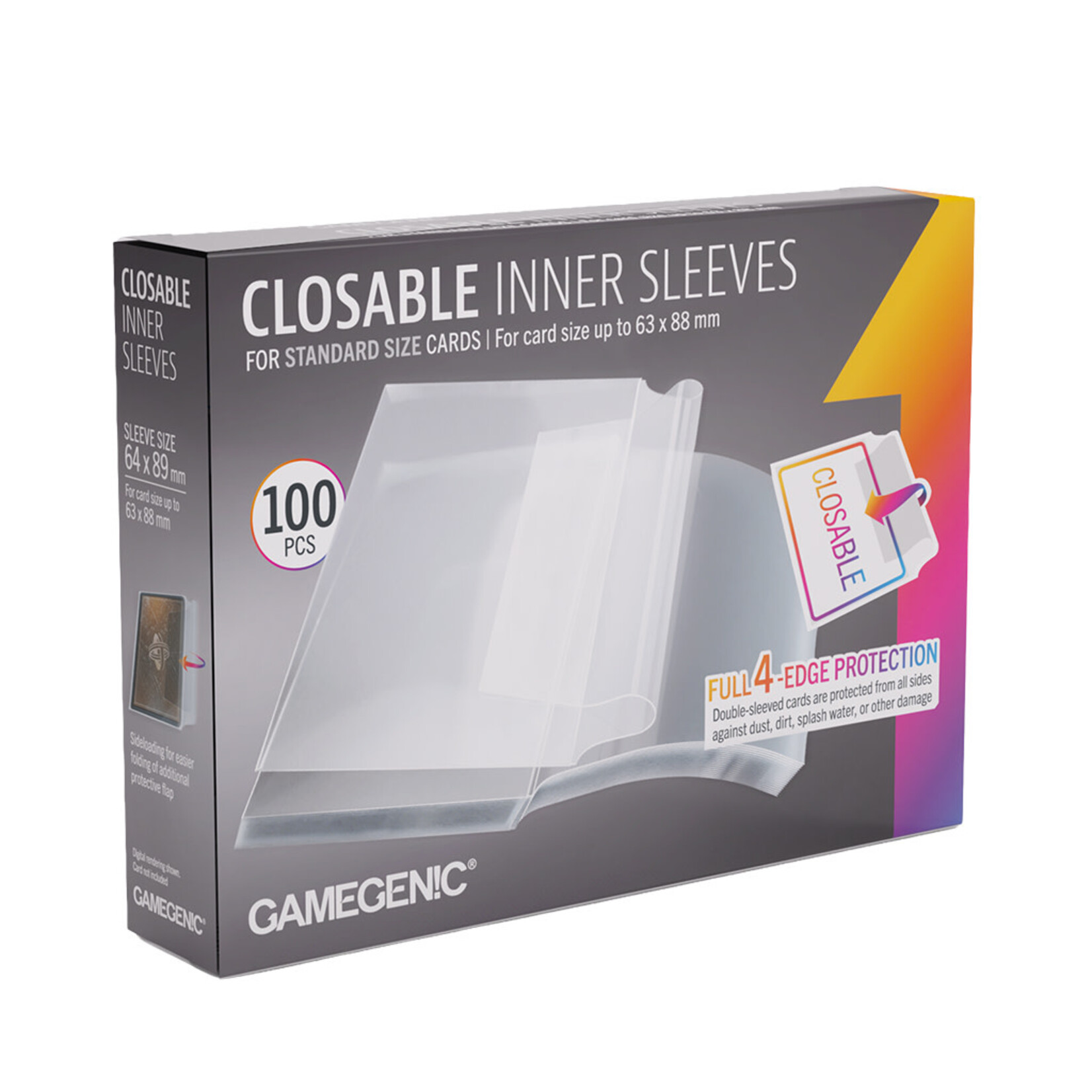 Gamegenic Closable Inner Sleeves