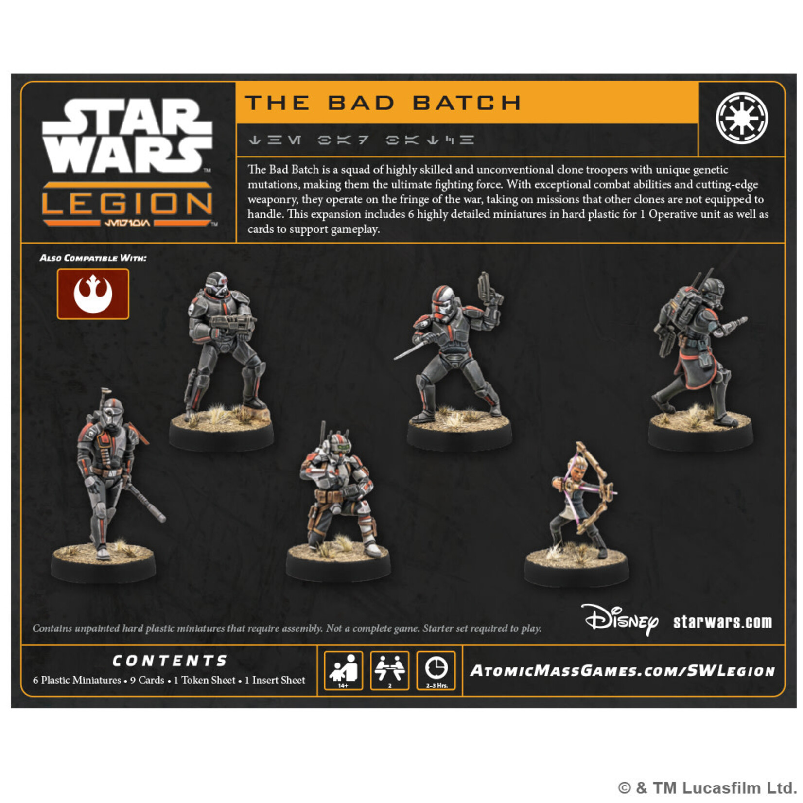 Atomic Mass Games PRERELEASE Star Wars: Legion: The Bad Batch