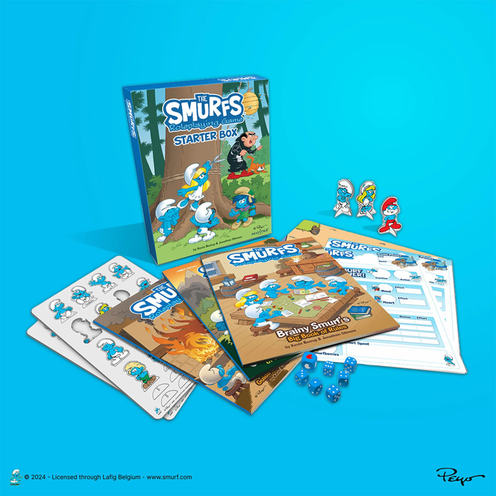 Maestro Media PRERELEASE The Smurfs Roleplaying Game: Starter Box