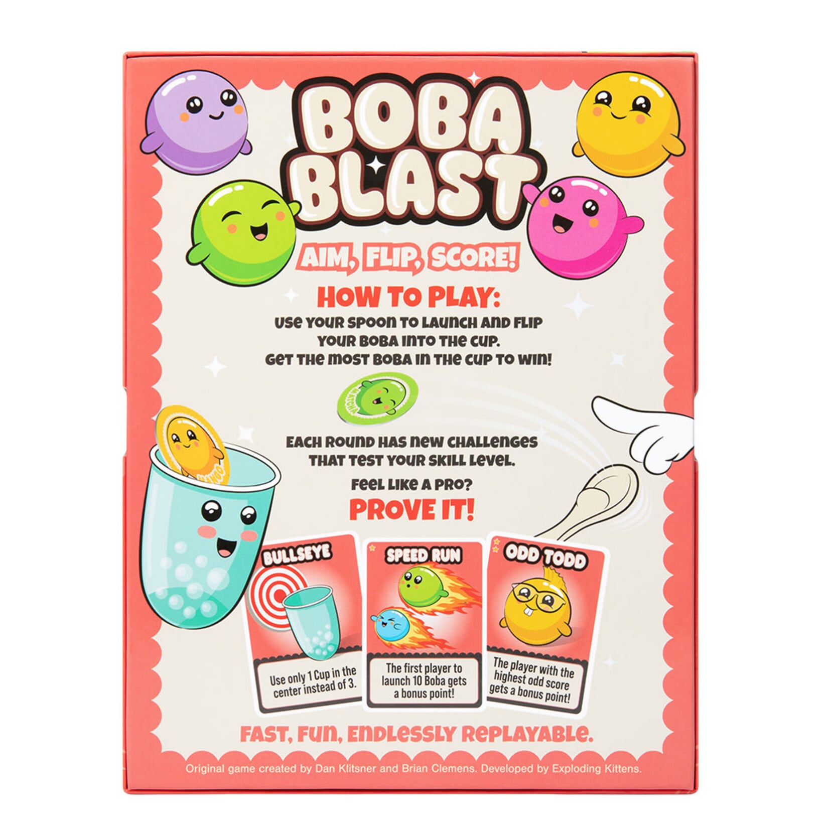 Exploding Kittens PRERELEASE Boba Blast
