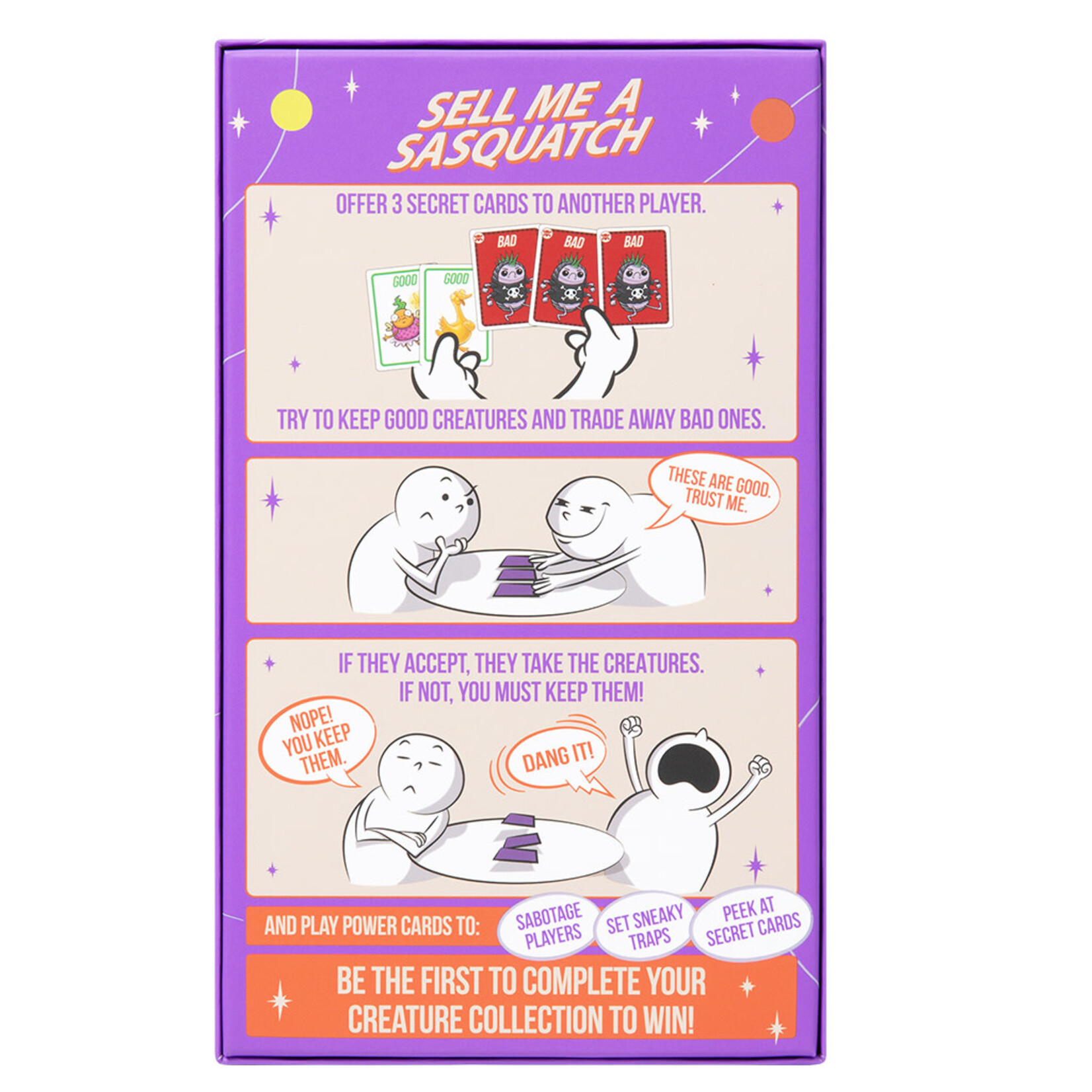 Exploding Kittens Sell Me a Sasquatch
