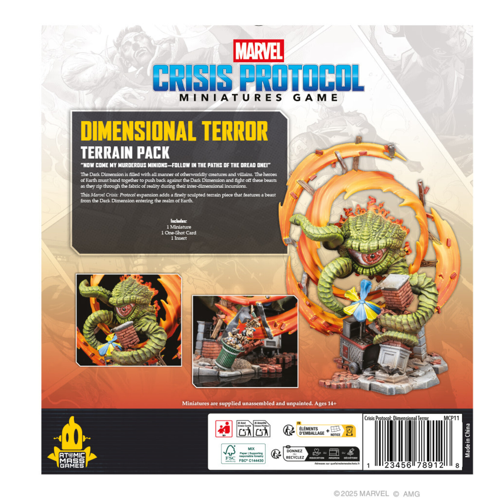 Atomic Mass Games PRERELEASE Marvel: Crisis Protocol: Dimensional Terror Terrain Pack