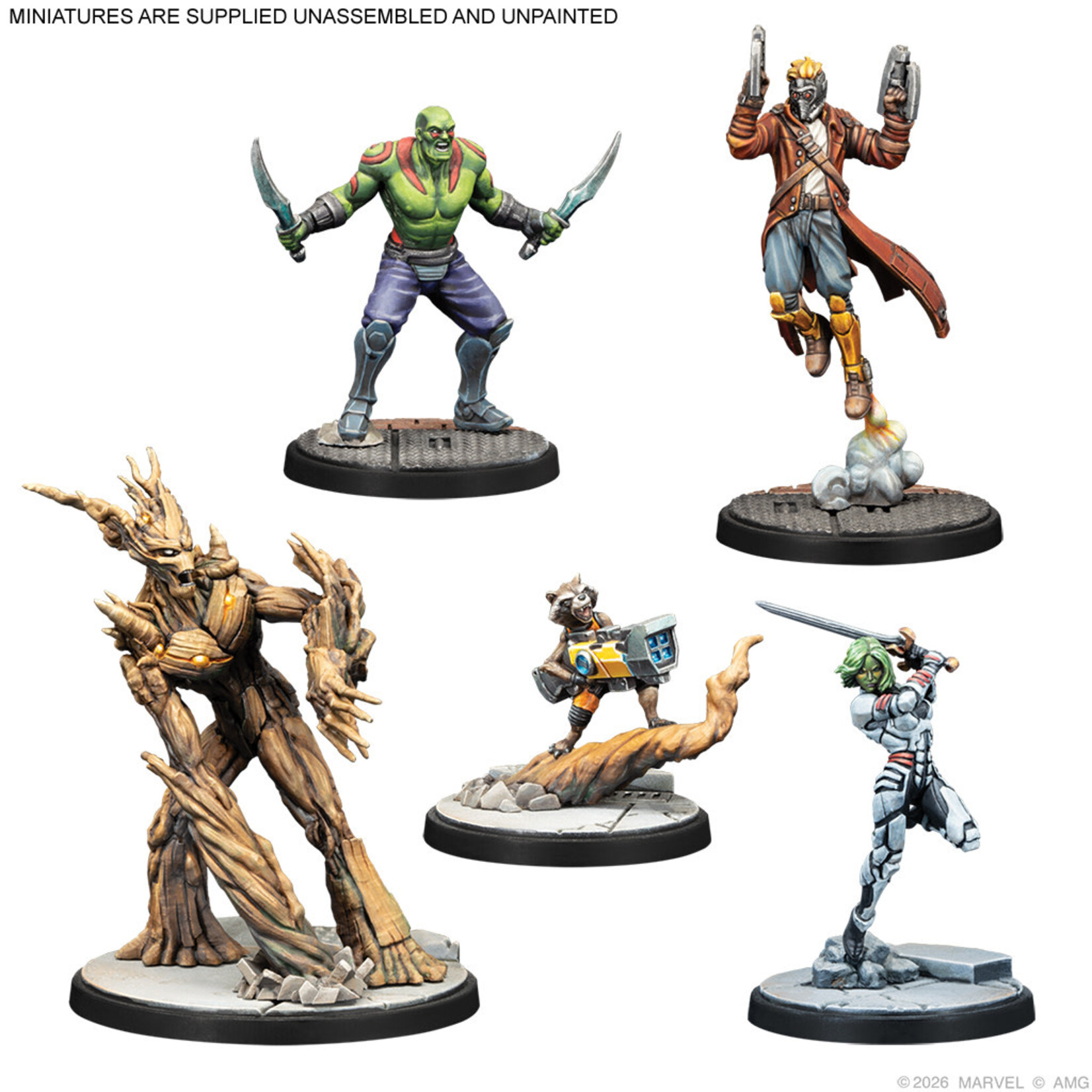 Atomic Mass Games PRERELEASE Marvel: Crisis Protocol: Guardians of the Galaxy Starter Set