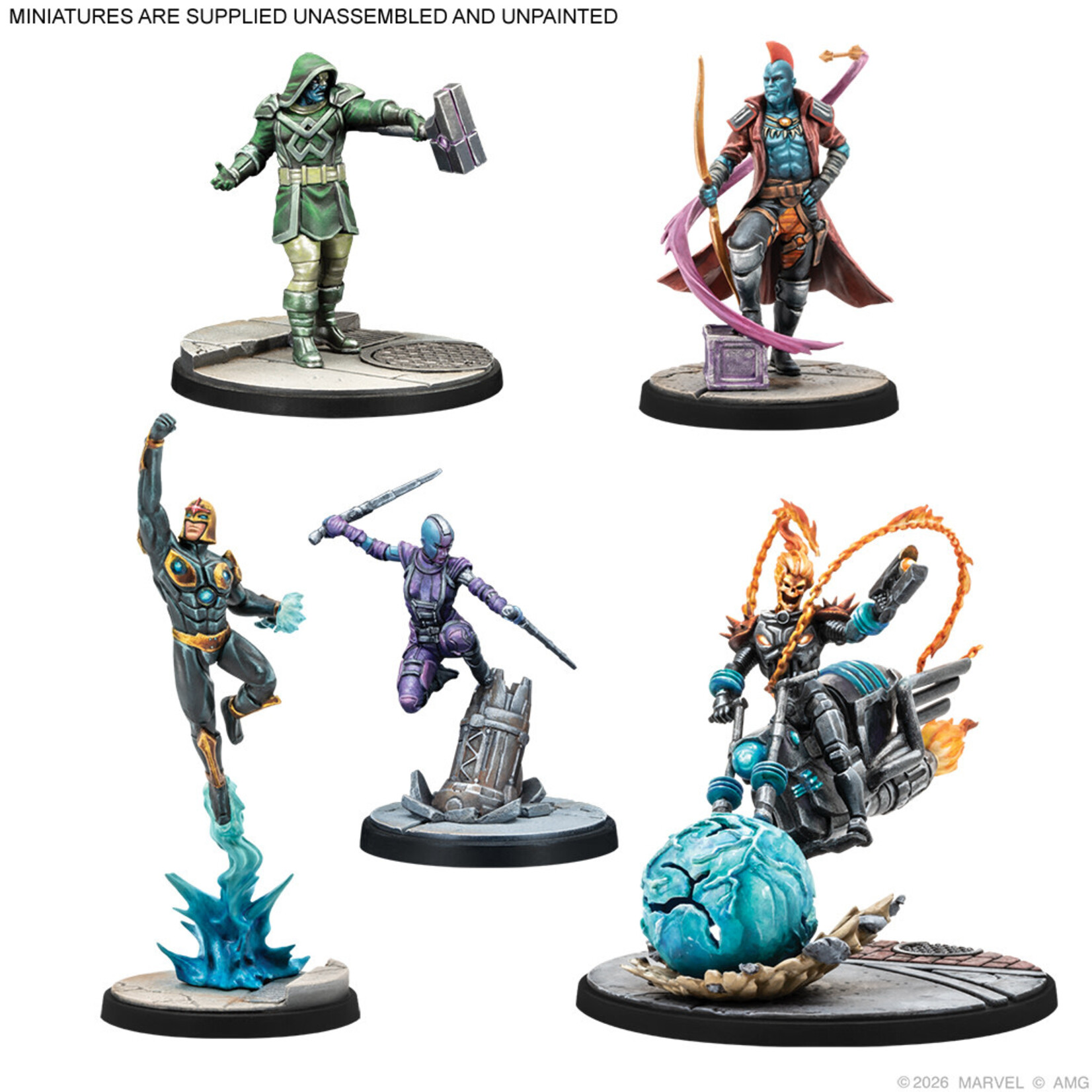 Atomic Mass Games Marvel: Crisis Protocol: Guardians of the Galaxy Starter Set
