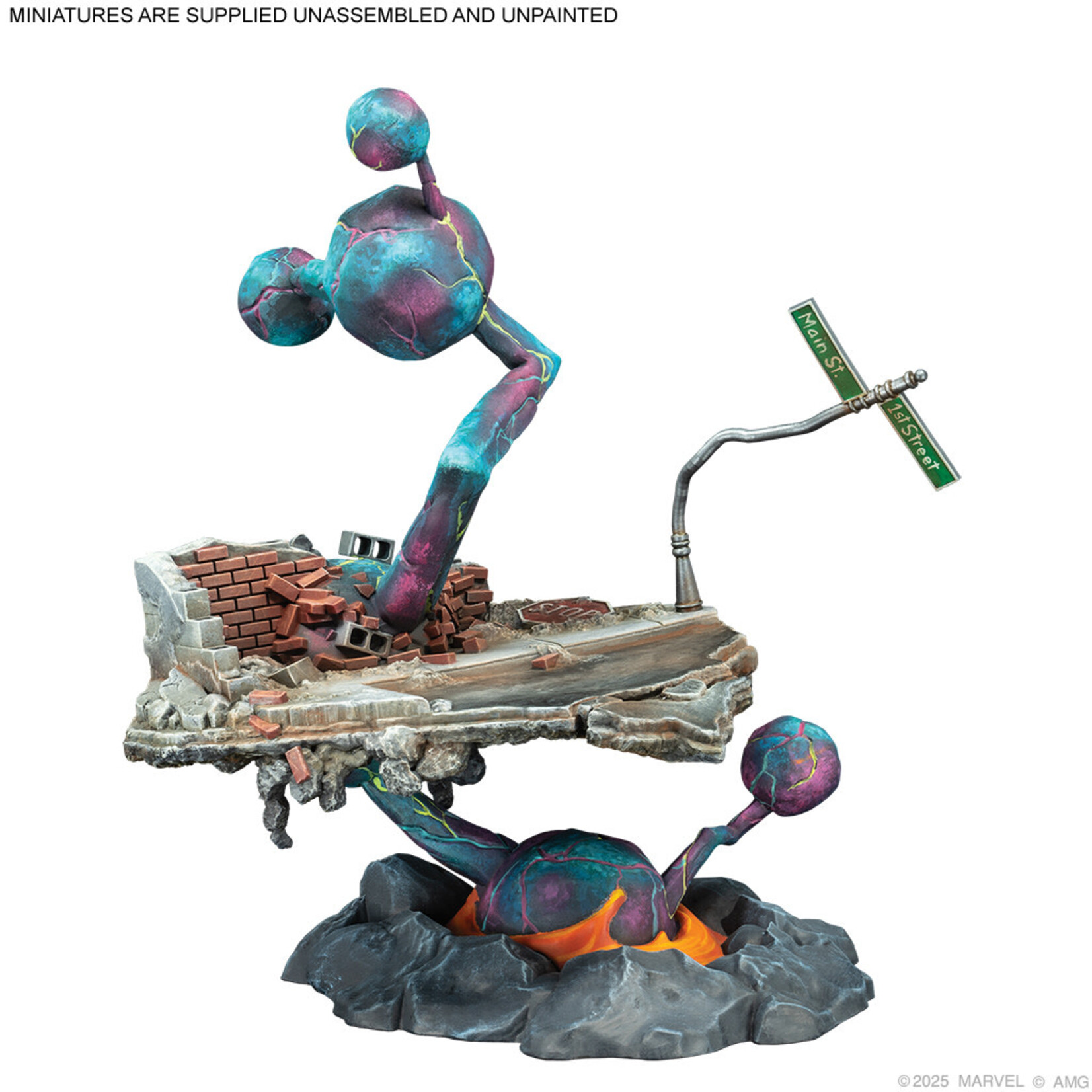 Atomic Mass Games PRERELEASE Marvel: Crisis Protocol: Dark Dimension Incursion Terrain Pack
