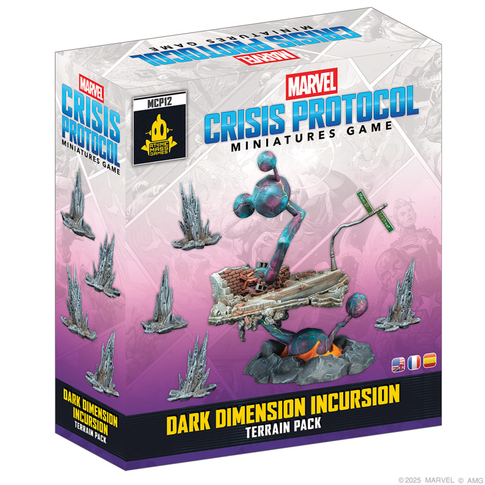 Atomic Mass Games Marvel: Crisis Protocol: Dark Dimension Incursion Terrain Pack