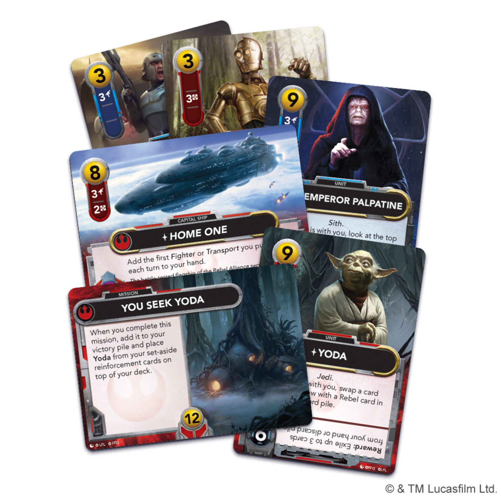 Fantasy Flight Games Star Wars: The Deckbuilding Game: Rebel & Empire Reinforcements Expansion