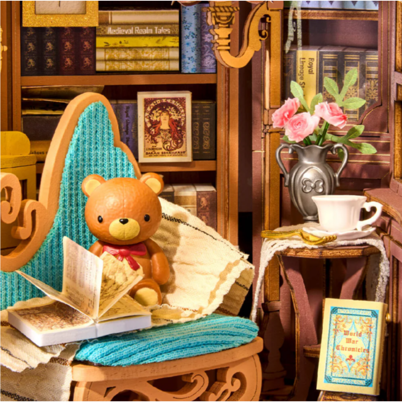 Robotime Rolife: Quiet Corner Study Book Nook & Wonderland