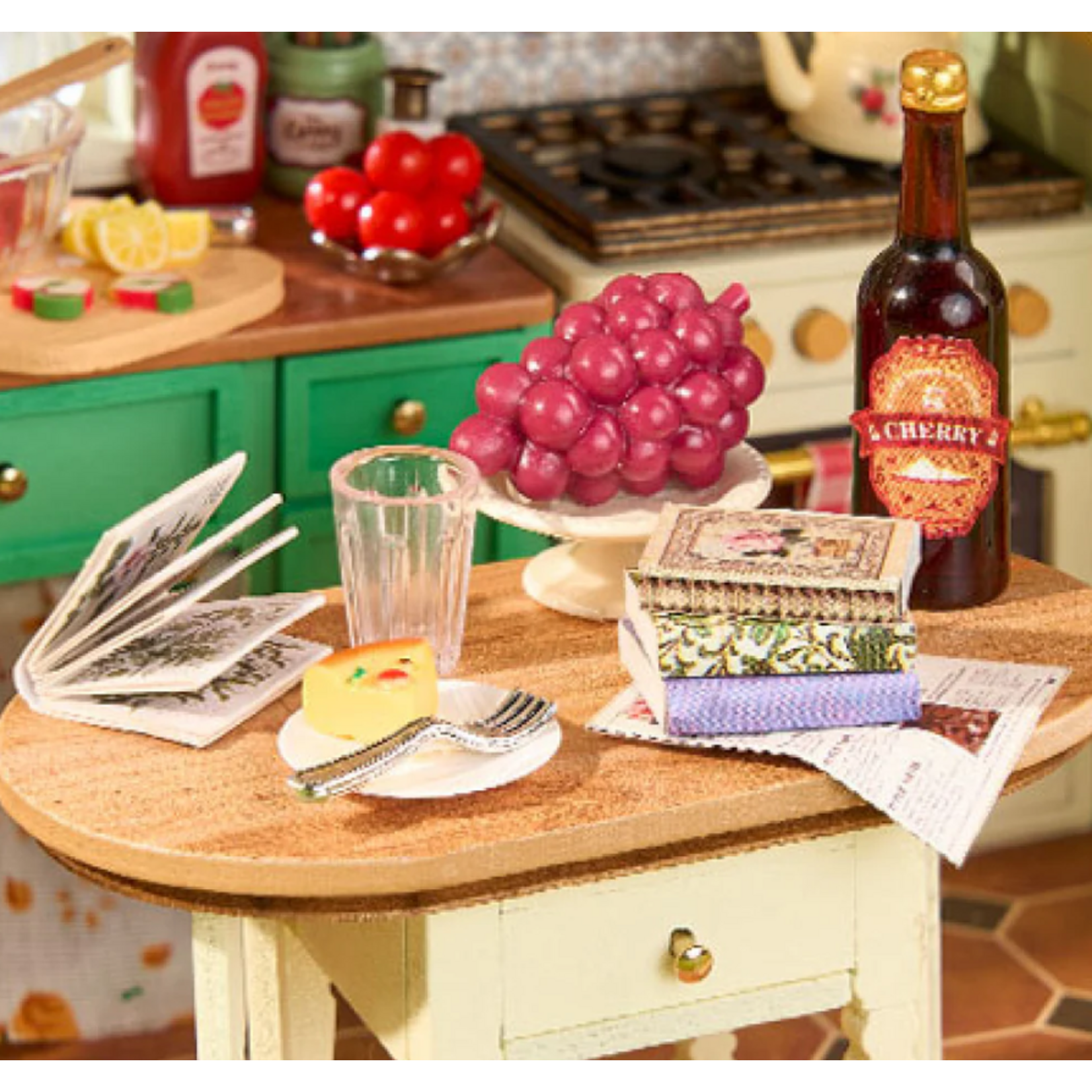 Robotime Rolife: Sunlit Farmhouse Kitchen DIY Miniature House