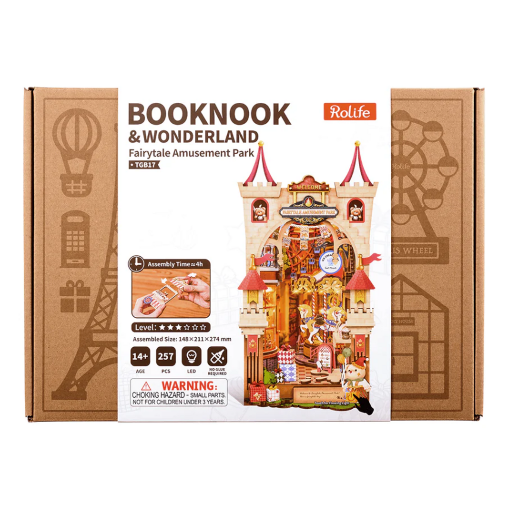 Robotime Rolife: Fairytale Amusement Park Book Nook & Wonderland