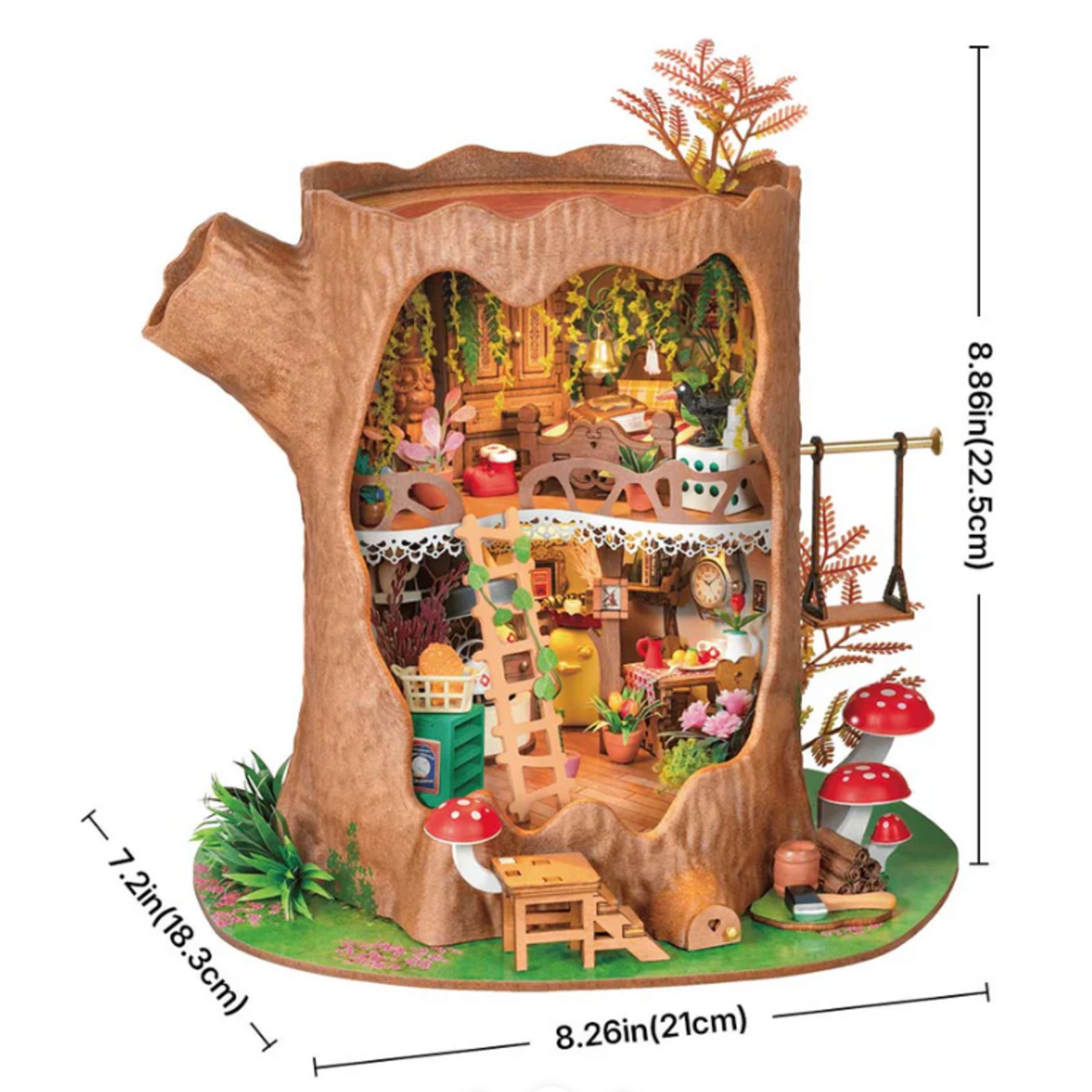 Robotime Rolife: Fairytale Tree House DIY Miniature House