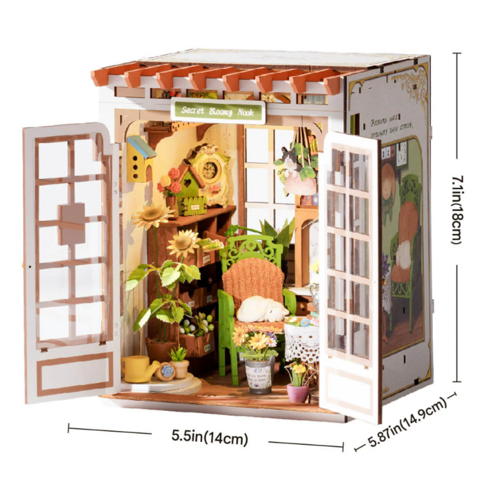 Robotime Rolife: Secret Bloomy Nook Book Nook & Wonderland