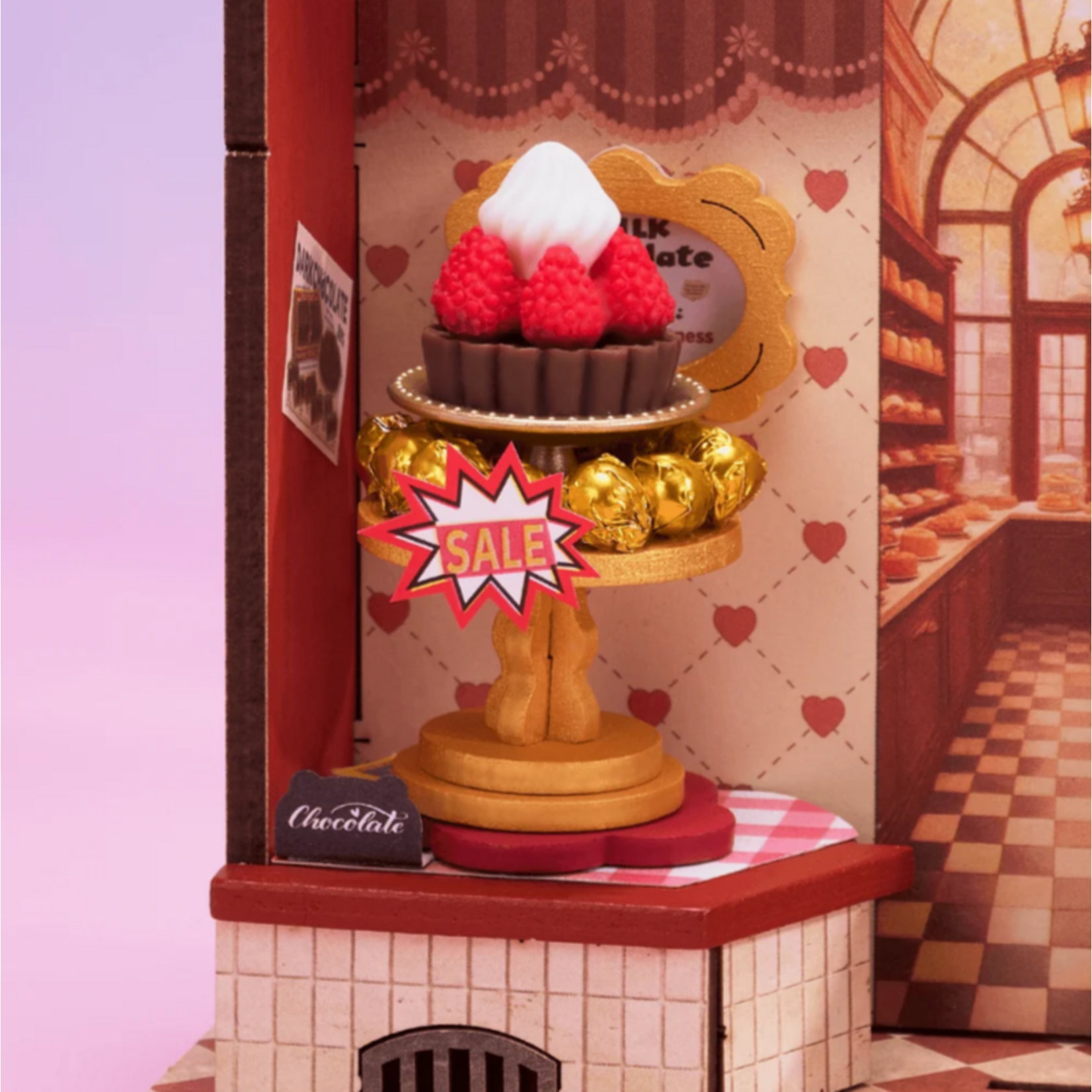 Robotime Rolife: Sweet Chocolate Shop Mini Store