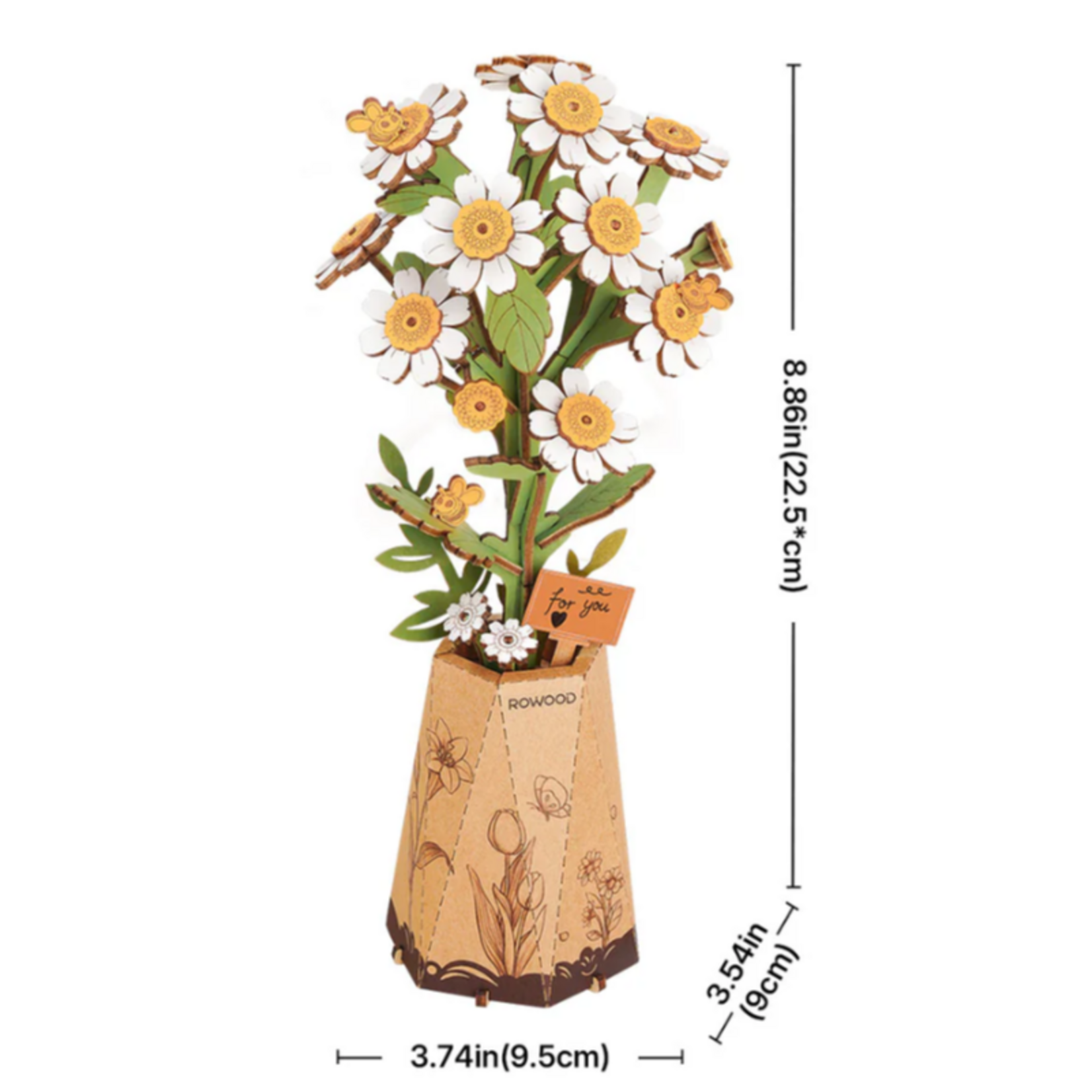 Robotime Rowood: Chamomile Wooden Bloom Craft