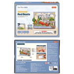 Robotime Rowood: Red Boats Artistic 3D Painting