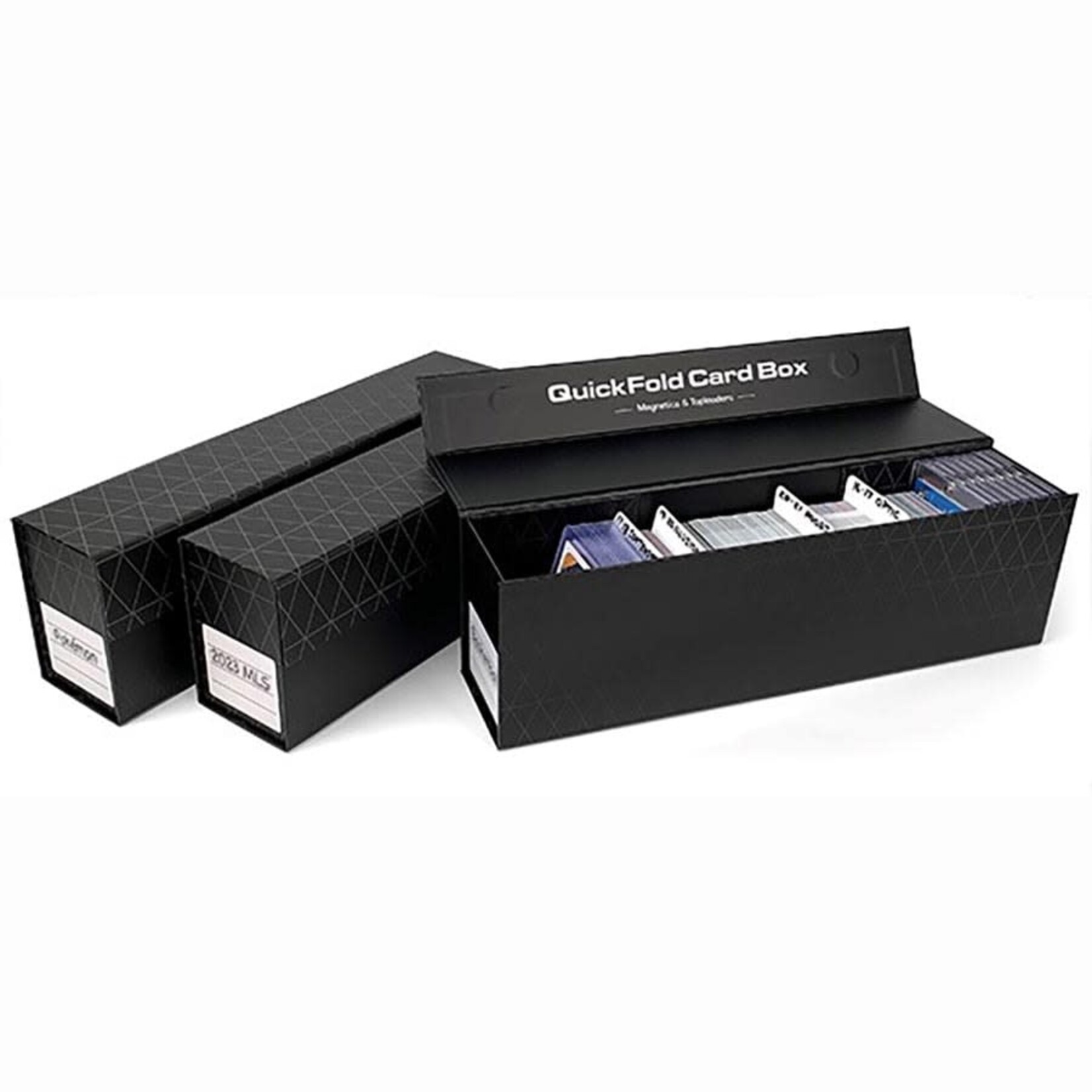 BCW Supplies Quickfold Card Boxes (3-count): Black