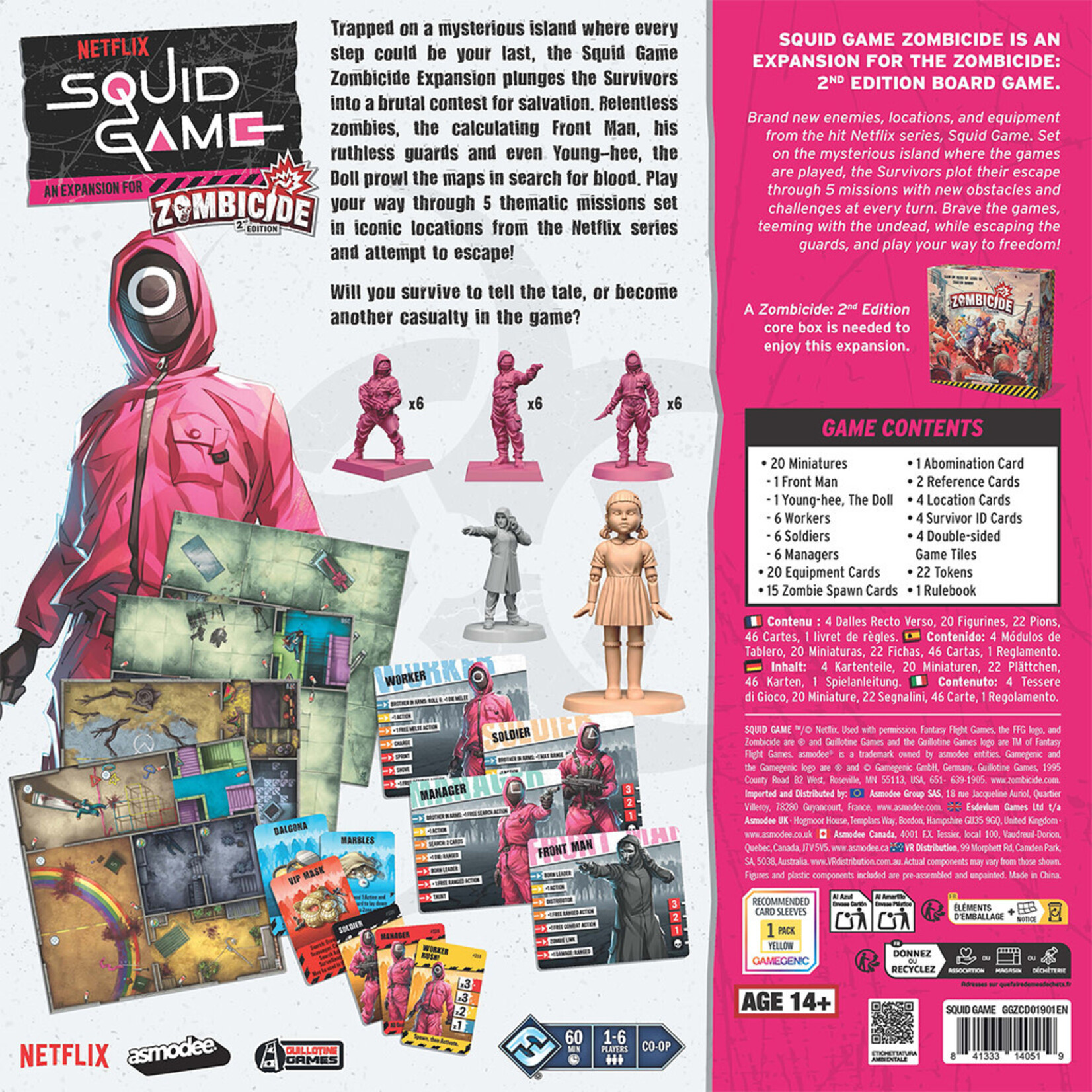 Fantasy Flight Games Zombicide 2nd Edition: Squid Game Expansion