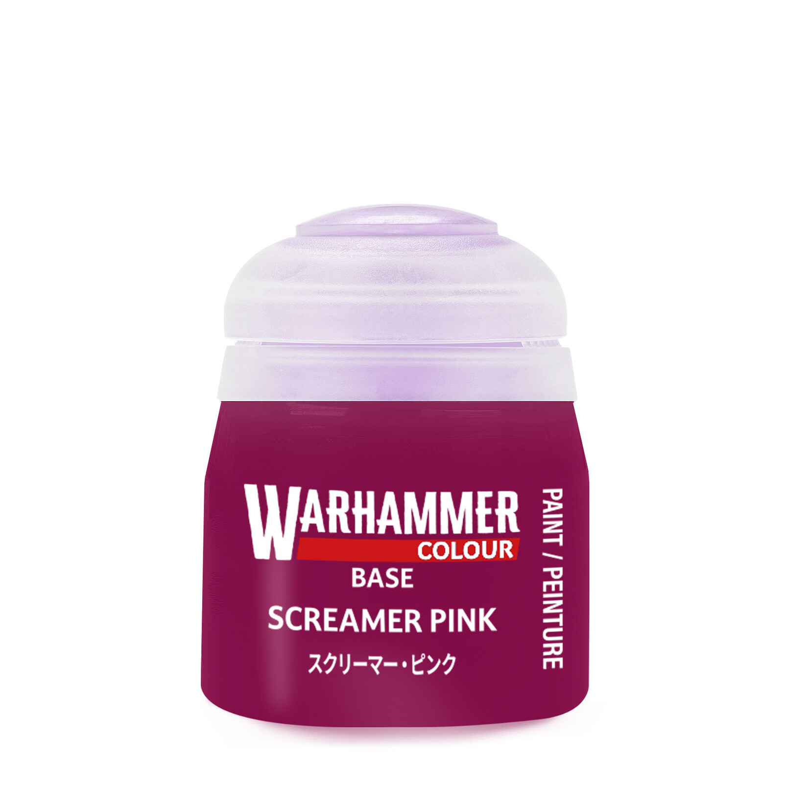 Games Workshop Warhammer Colour Base Screamer Pink