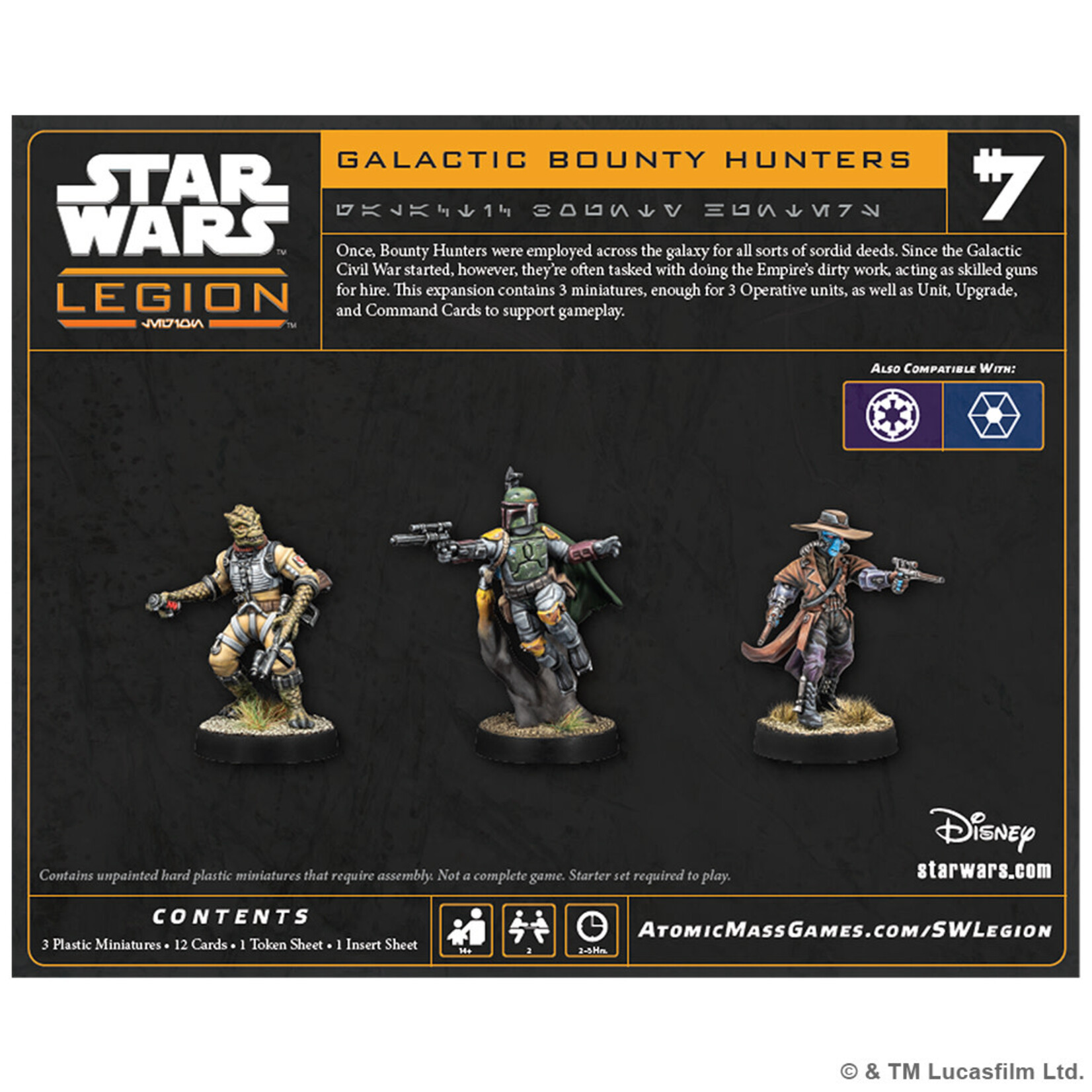 Atomic Mass Games PRERELEASE Star Wars: Legion: Galactic Bounty Hunters