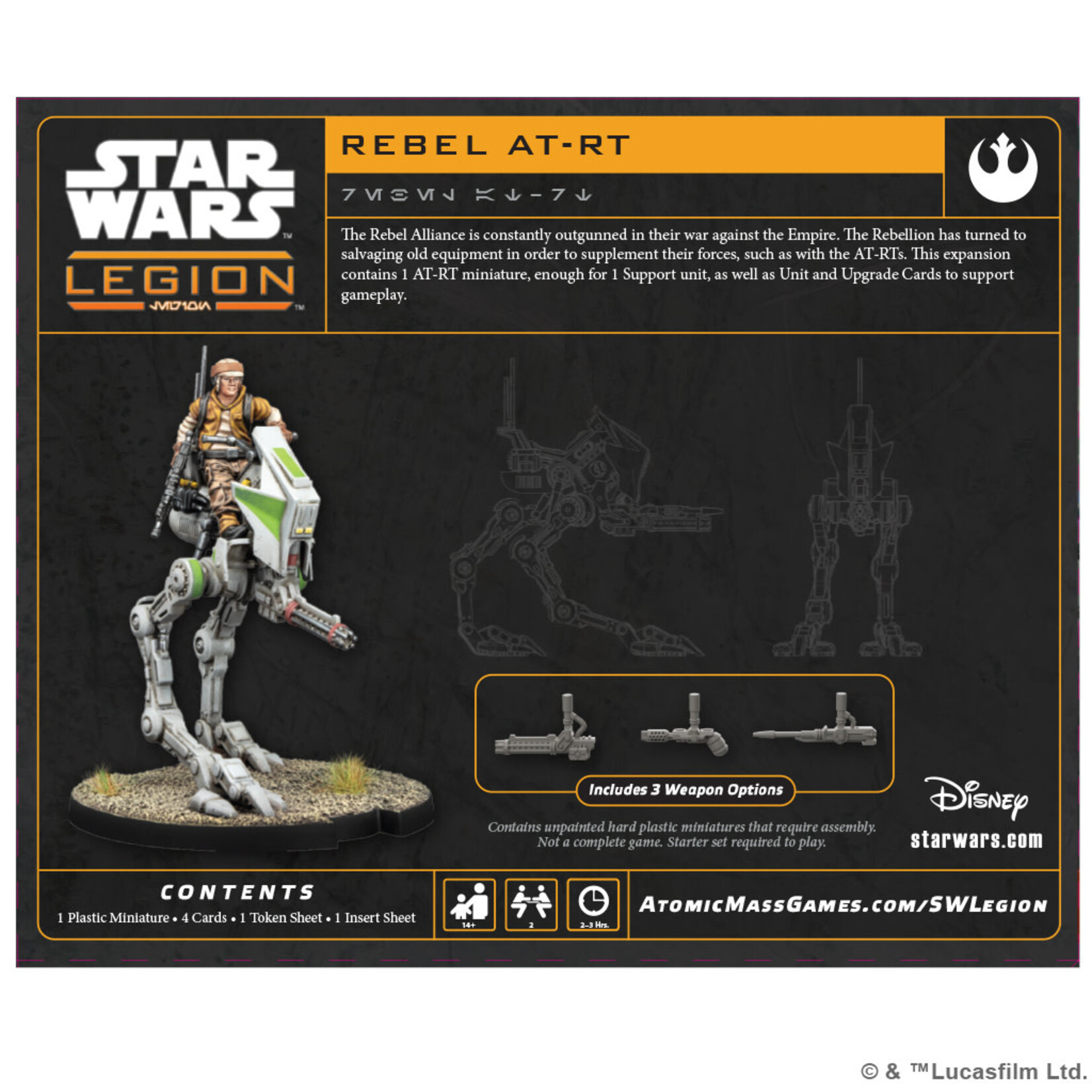 Atomic Mass Games PRERELEASE Star Wars: Legion: Rebel AT-RT