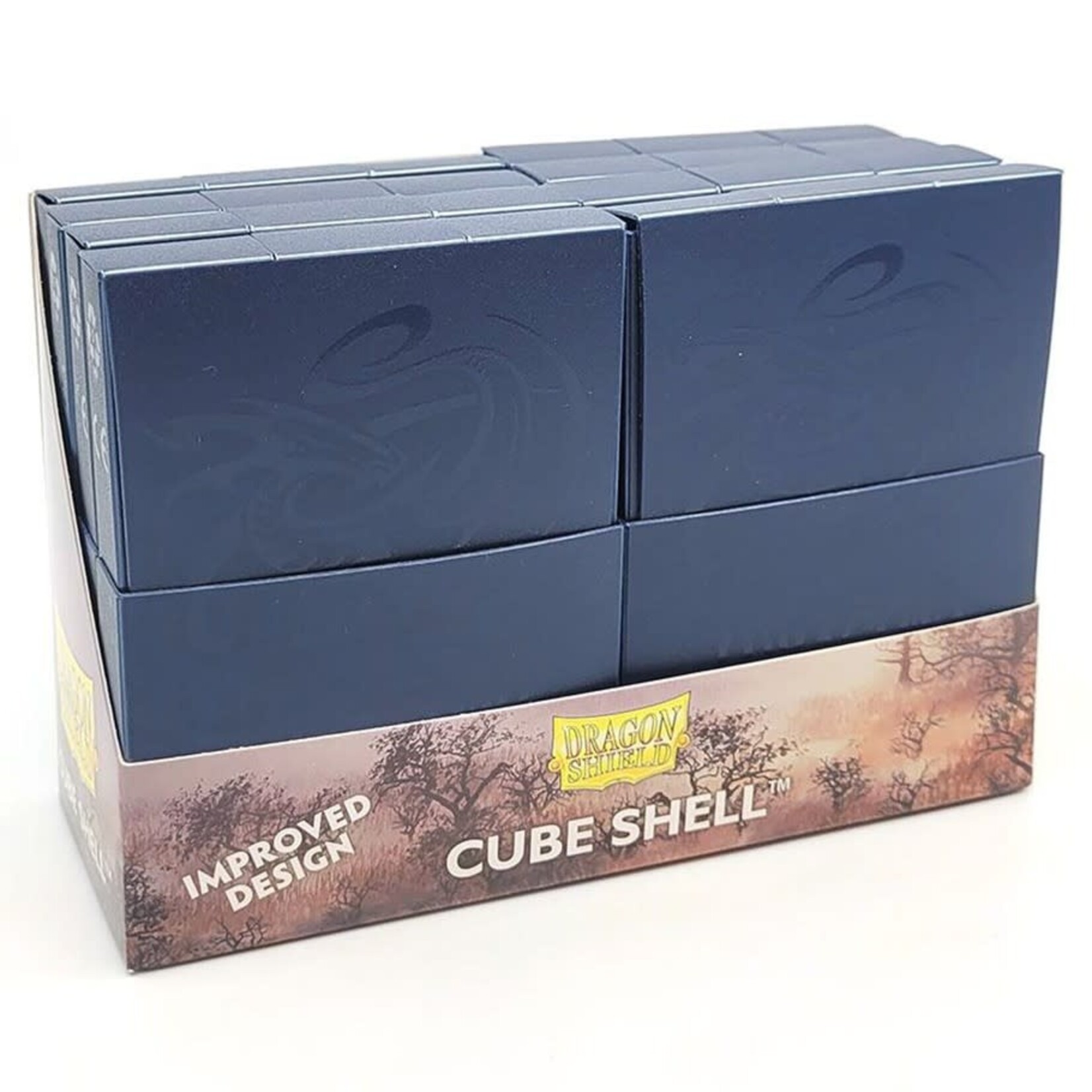 Arcane Tinmen Dragon Shield: Cube Shell: Midnight Blue
