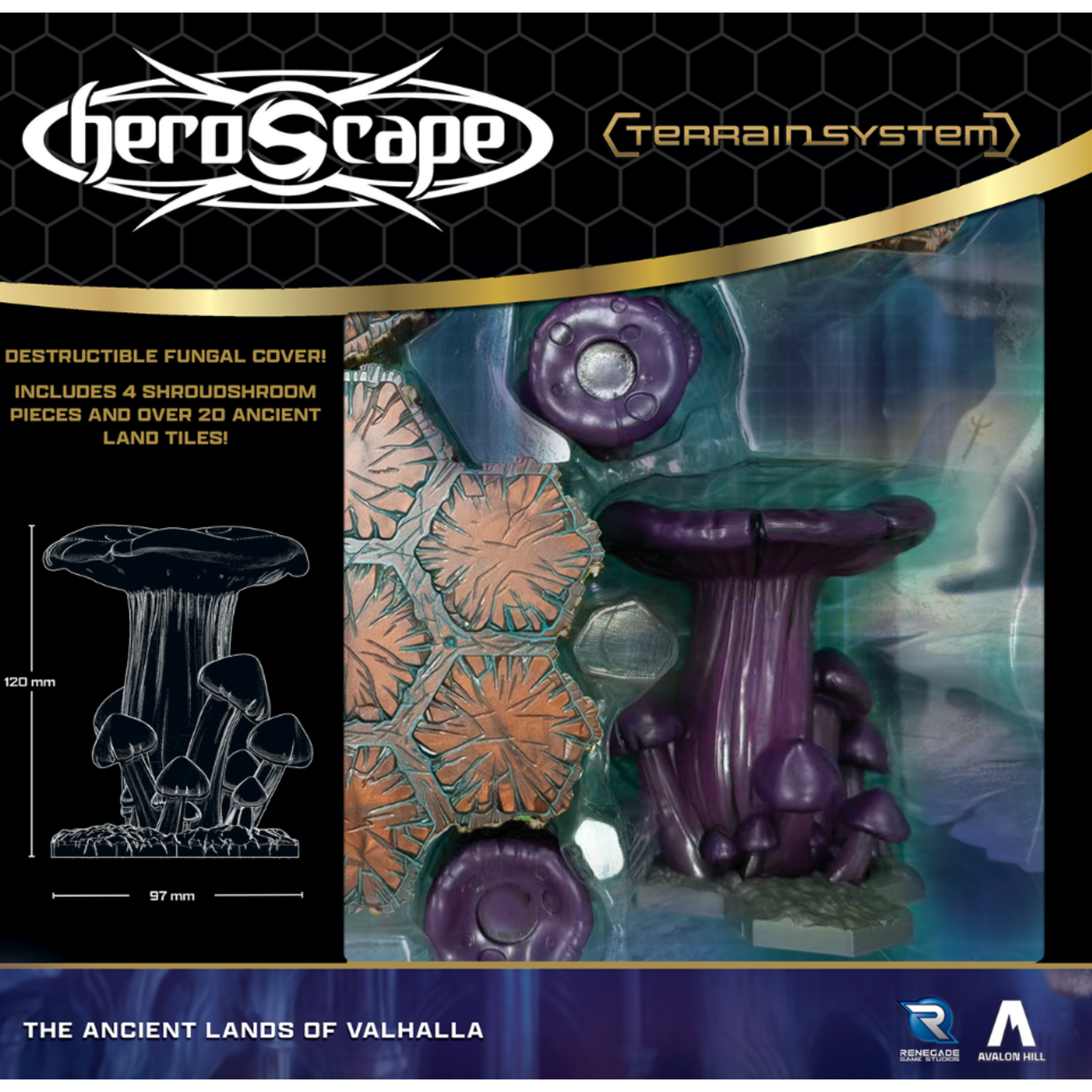 Renegade Game Studios Heroscape: The Ancient Lands of Valhalla Terrain System