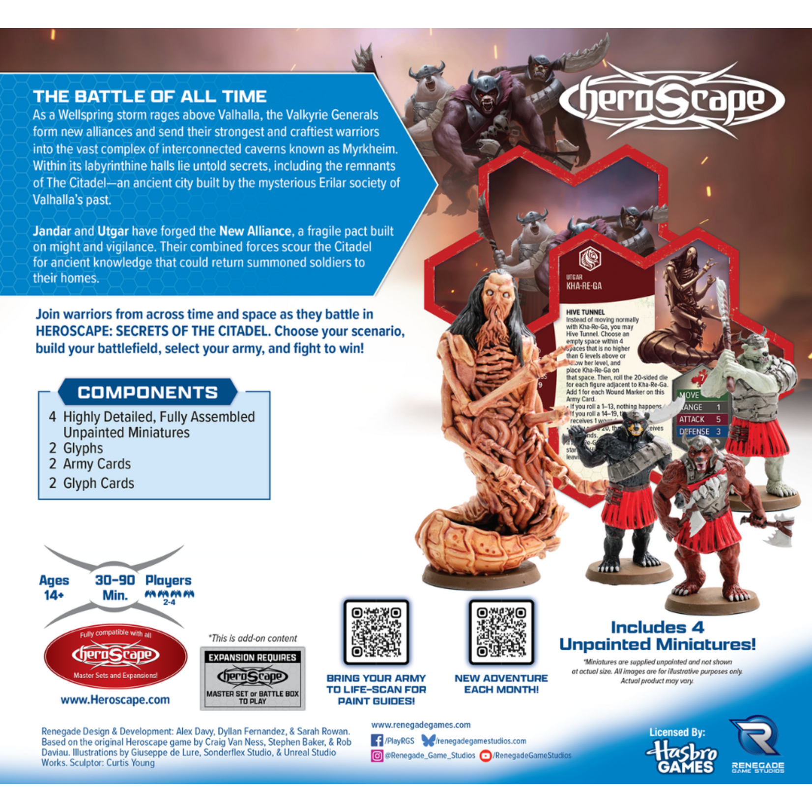 Renegade Game Studios Heroscape: Secrets of the Citadel: Might of the New Alliance
