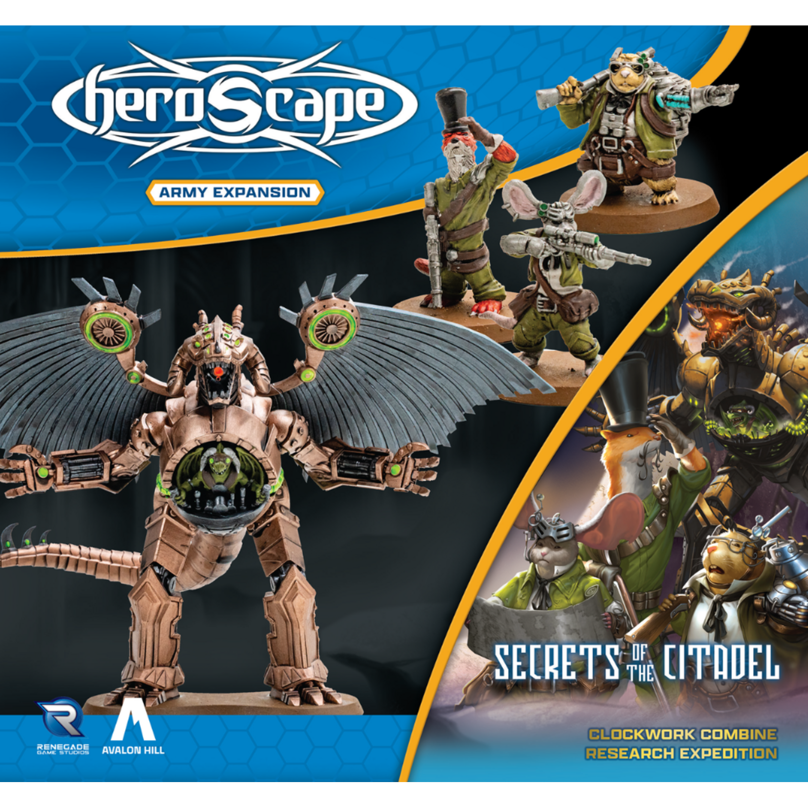 Renegade Game Studios Heroscape: Secrets of the Citadel: Clockwork Combine Research Expedition