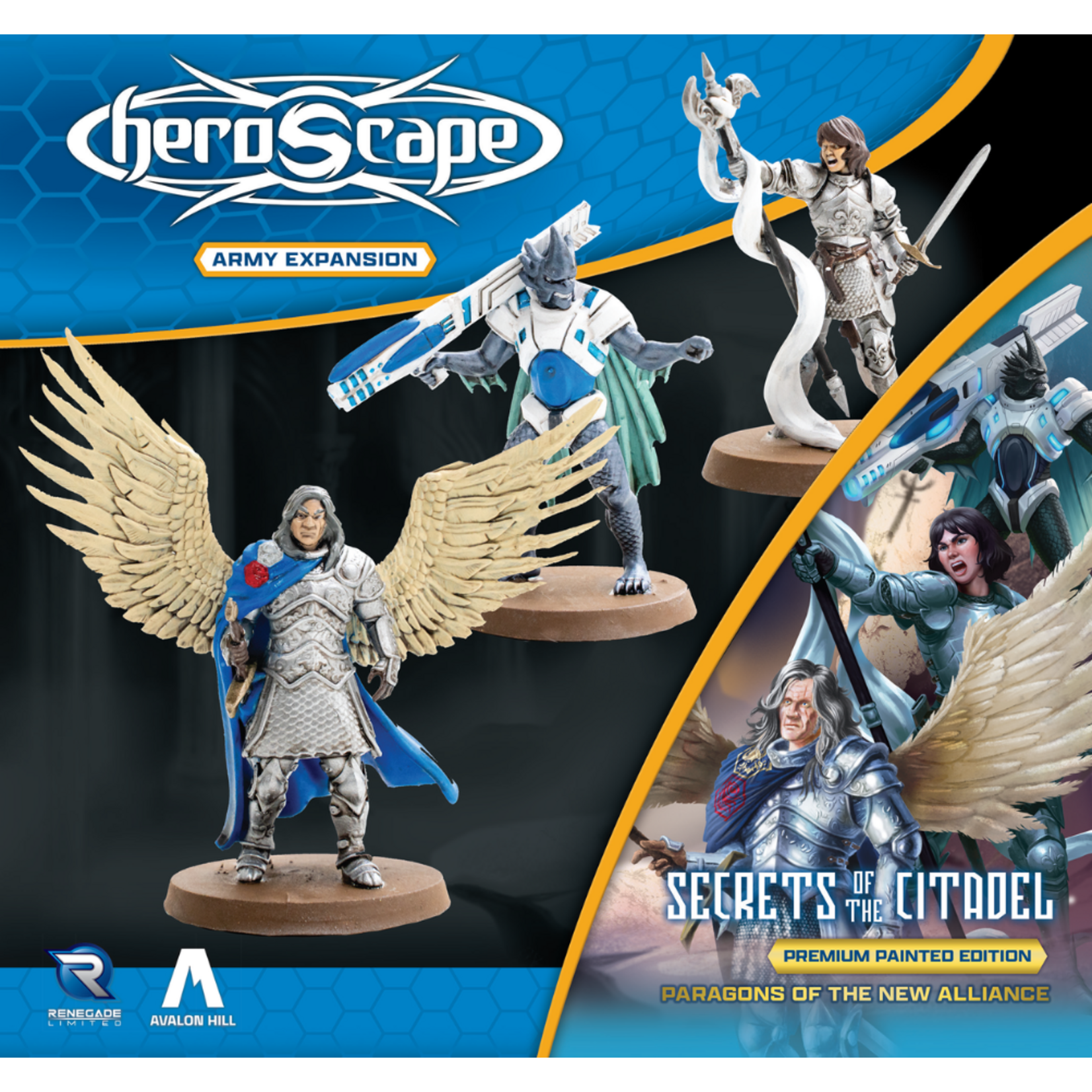 Renegade Game Studios Heroscape: Premium Painted Edition: Secrets of the Citadel: Paragons of The New Alliance