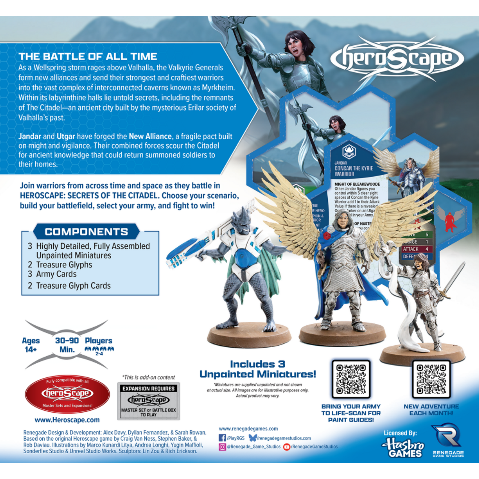 Renegade Game Studios Heroscape: Secrets of the Citadel: Paragons of The New Alliance
