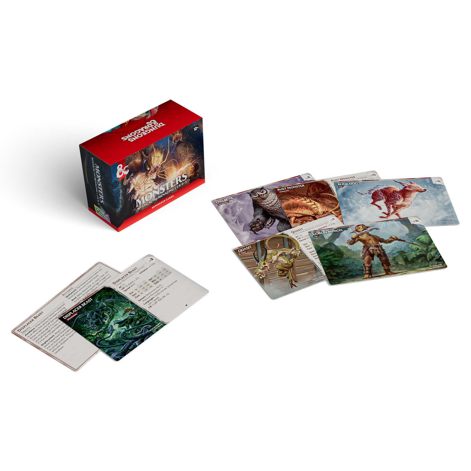 Wizards of the Coast D&D: Reference Cards: Monsters: Mystical and Menacing: CR 0-5