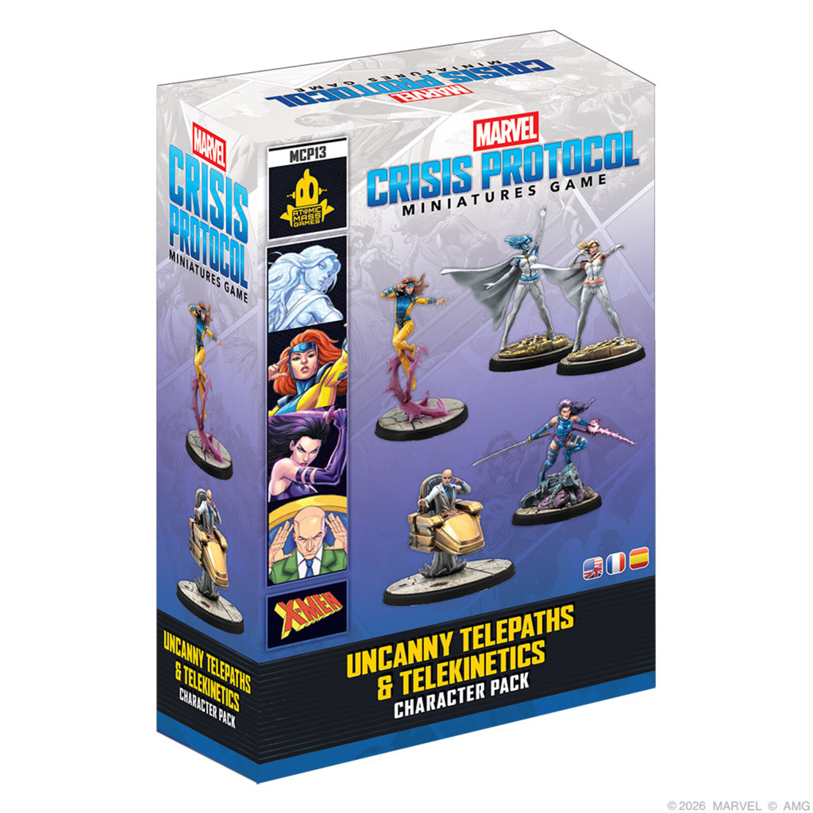 Atomic Mass Games Marvel: Crisis Protocol: Uncanny Telepaths & Telekinetics Character Pack