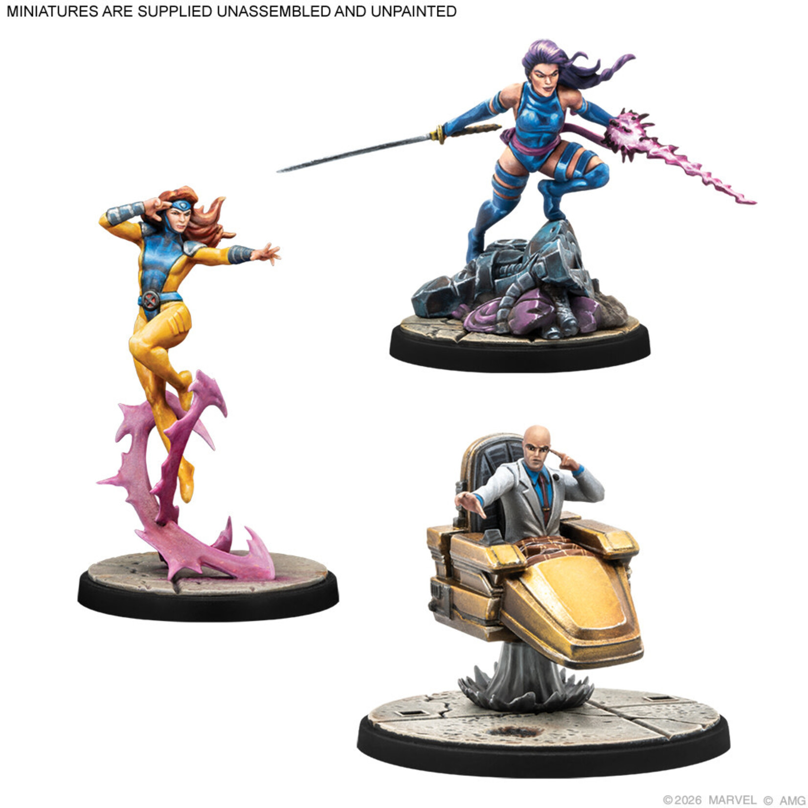 Atomic Mass Games Marvel: Crisis Protocol: Uncanny Telepaths & Telekinetics Character Pack