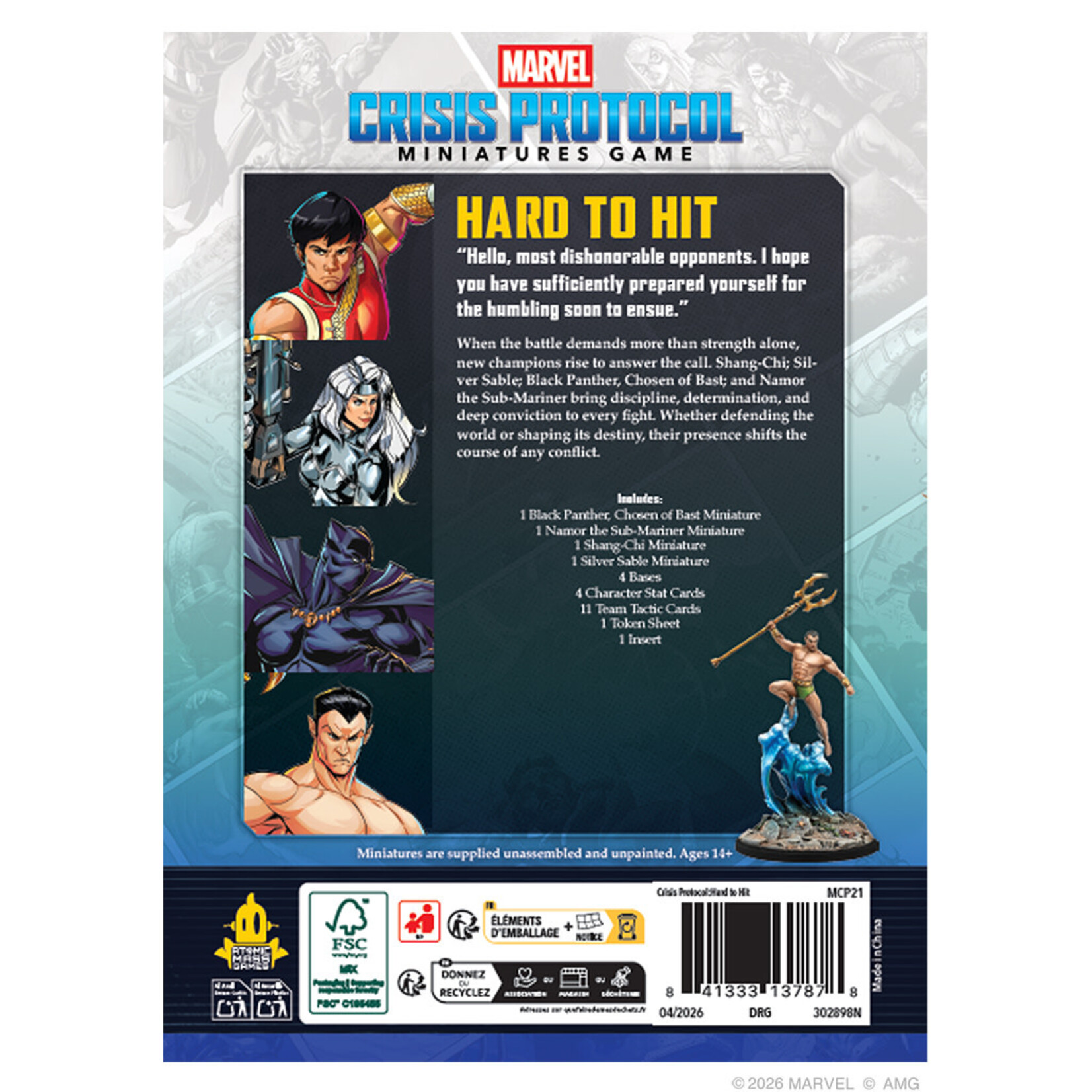 Atomic Mass Games Marvel: Crisis Protocol: Hard to Hit Character Pack