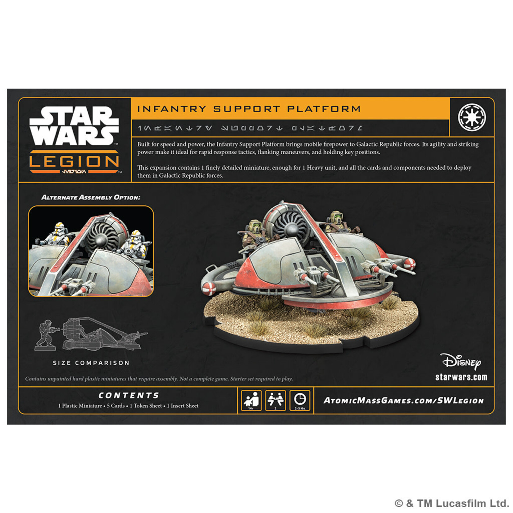 Atomic Mass Games Star Wars: Legion: Infantry Support Platform