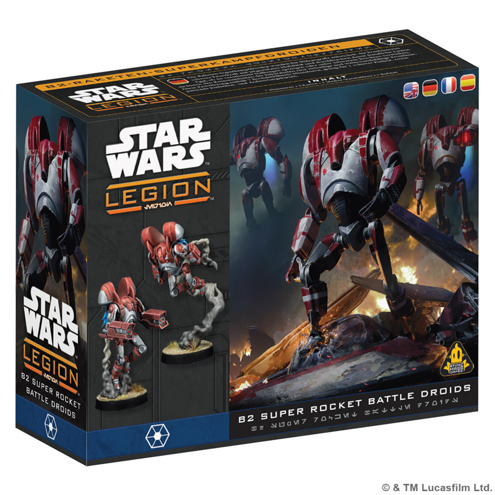 Atomic Mass Games PRERELEASE Star Wars: Legion: B2 Super Rocket Battle Droids
