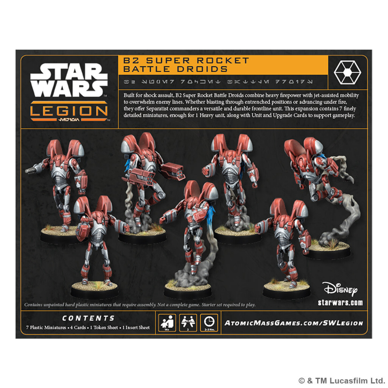 Atomic Mass Games PRERELEASE Star Wars: Legion: B2 Super Rocket Battle Droids