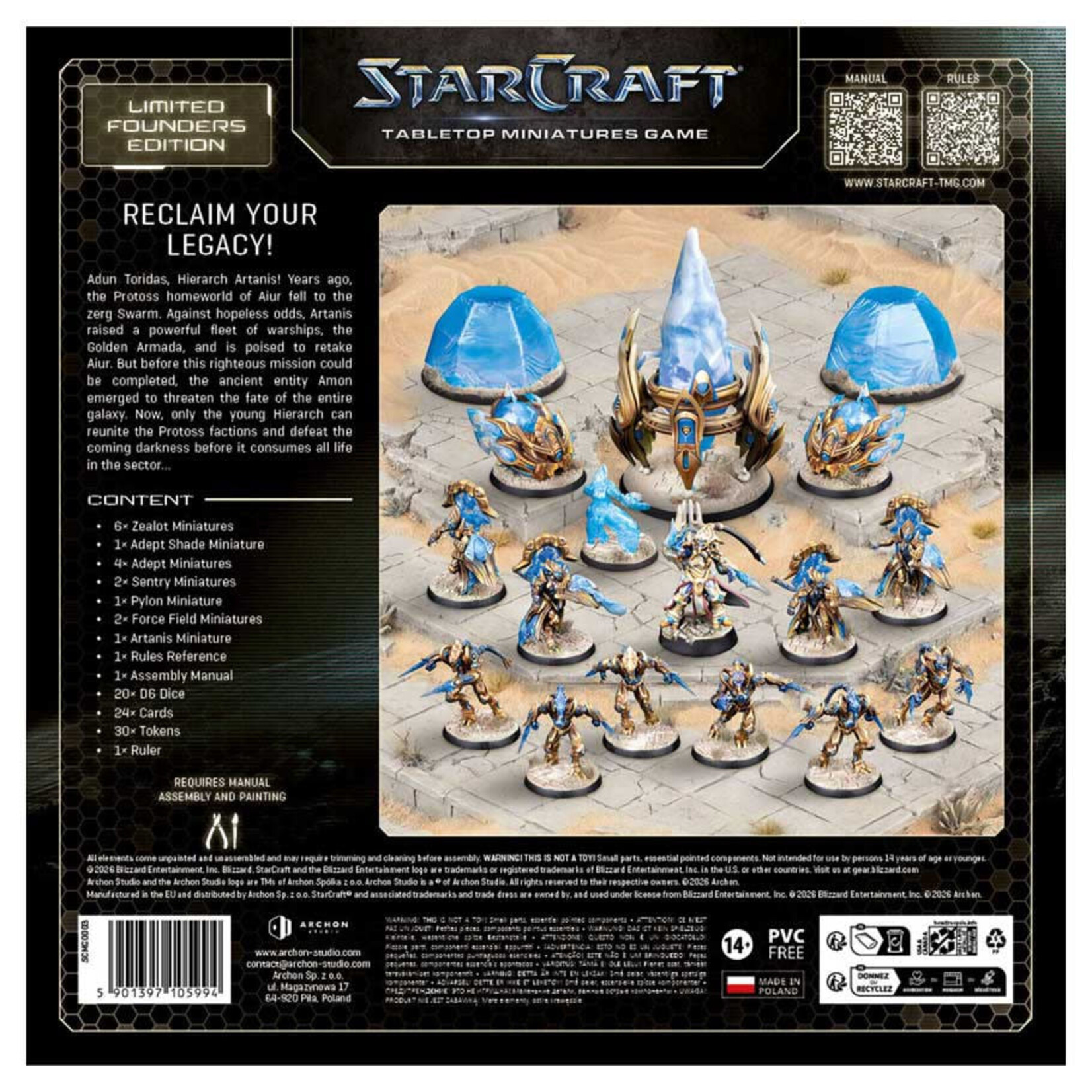 Archon Studios StarCraft: Protoss Starter Set: Founders Edition