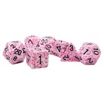 Chessex Speckled Polyhedral 7-Die Set: Pink